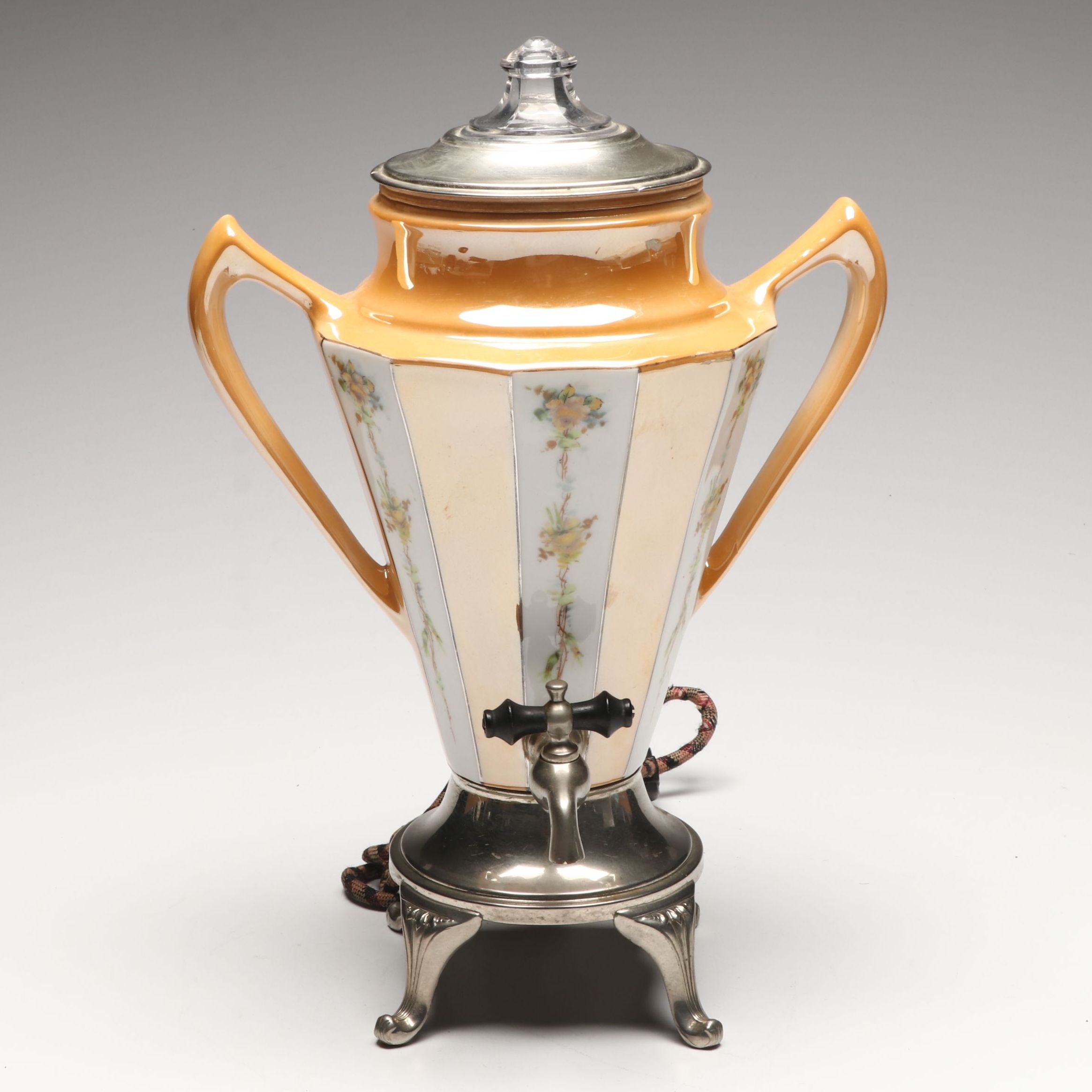 Robeson Rochester "Royal Rochester"  Electric Percolator with Ceramic Body