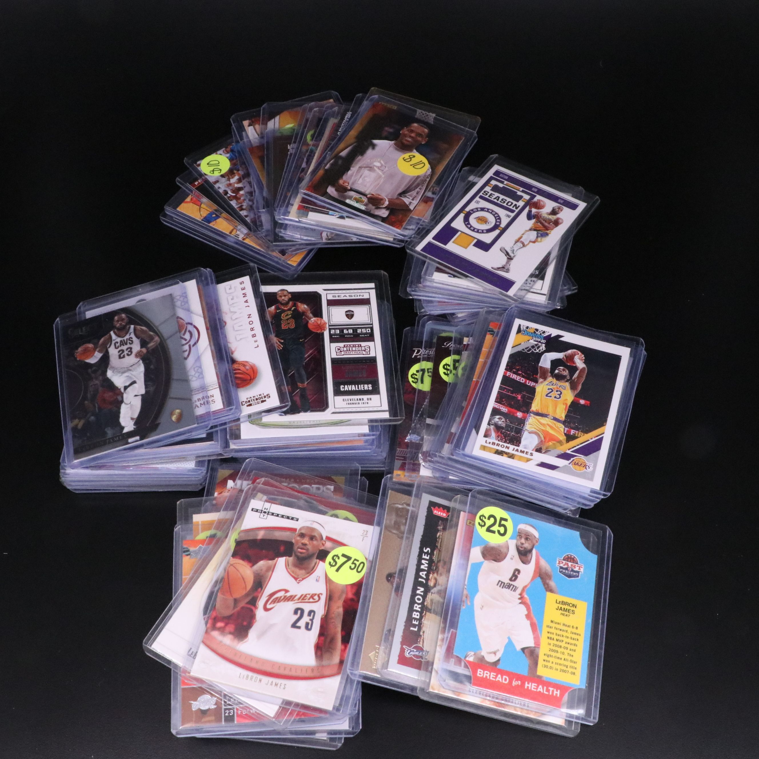 111 LeBron James Basketball Cards