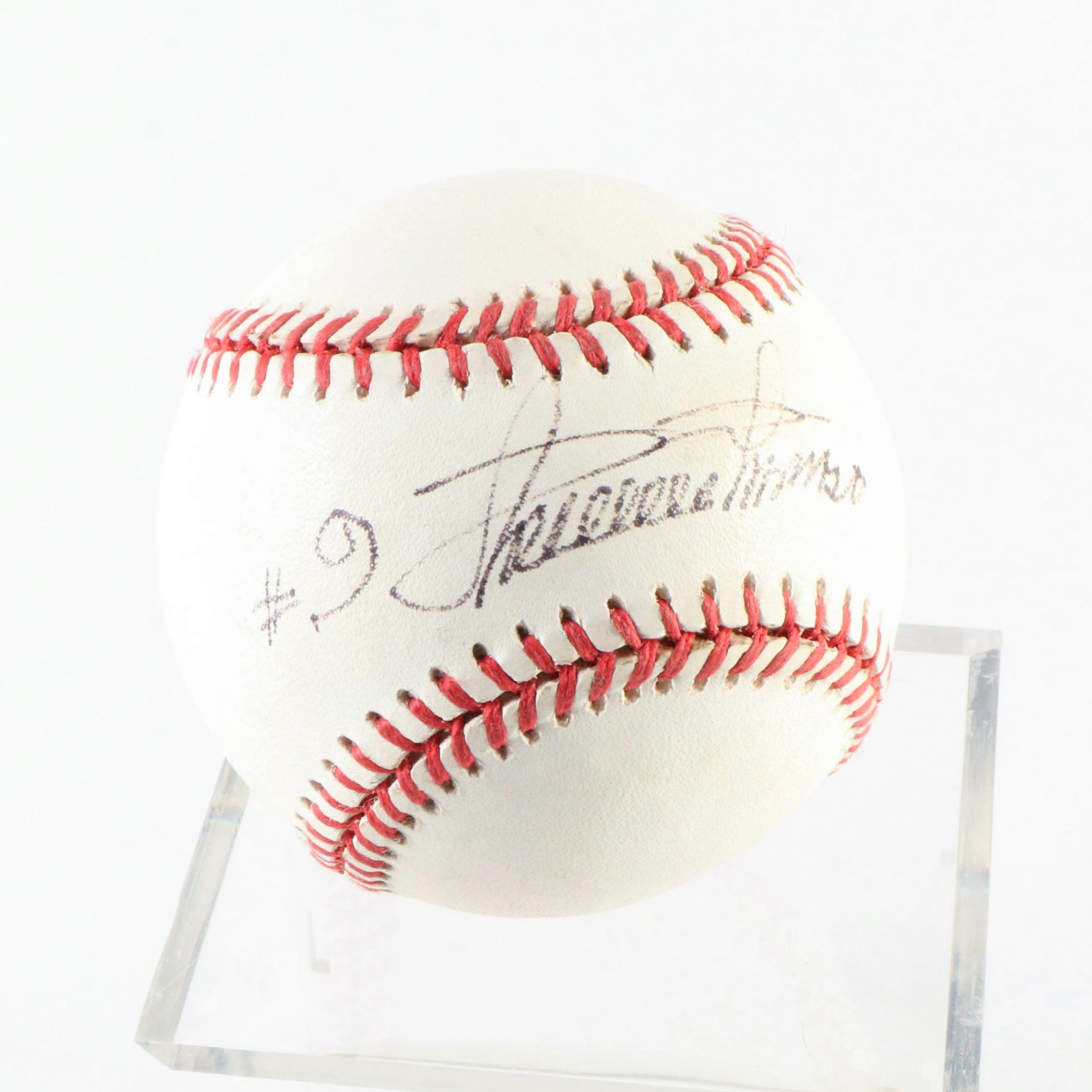 Minnie Minoso Signed Baseball with Duke Snider Signed Exhibit Card