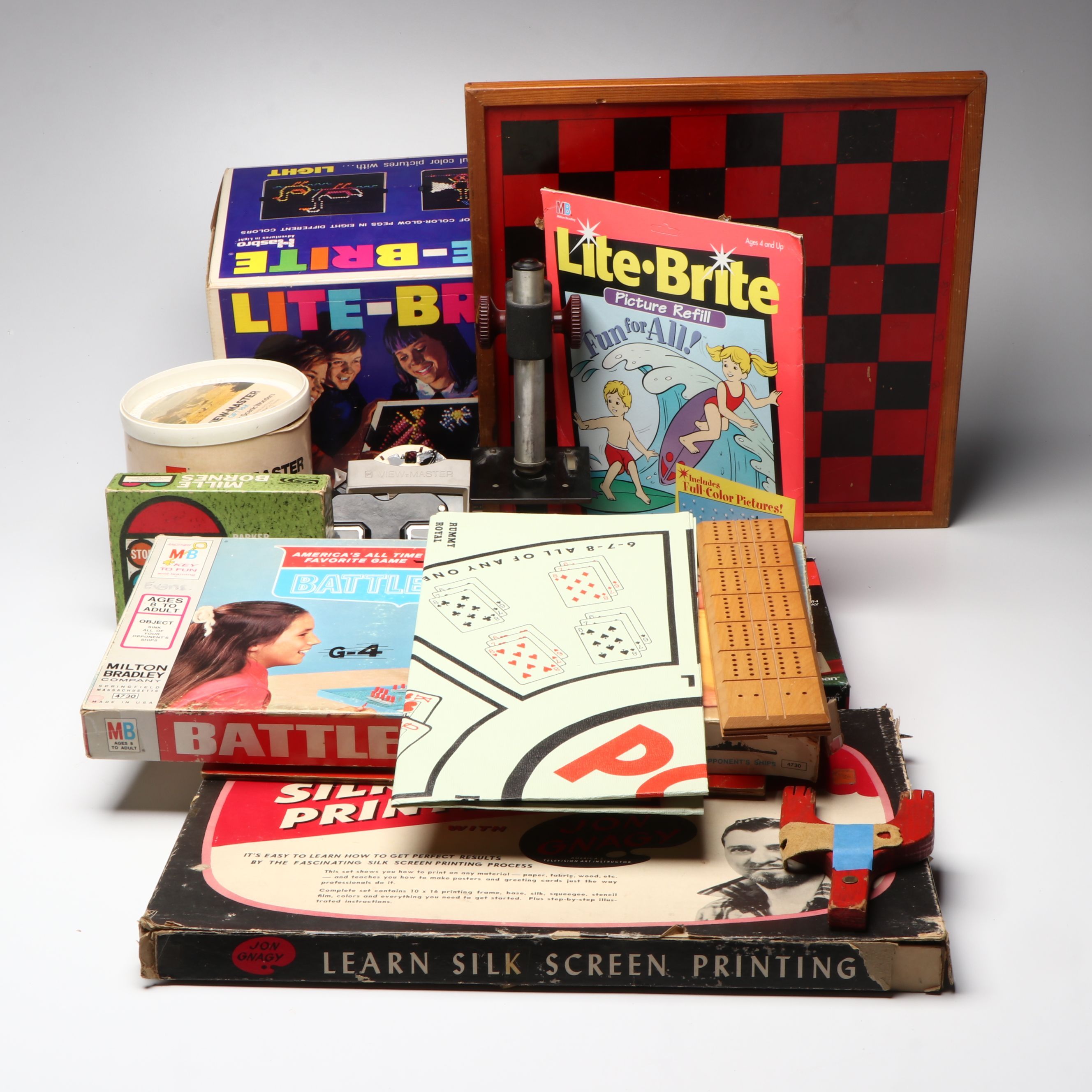 Lite-Brite, Battleship, View-Master and More Vintage Toys and Games