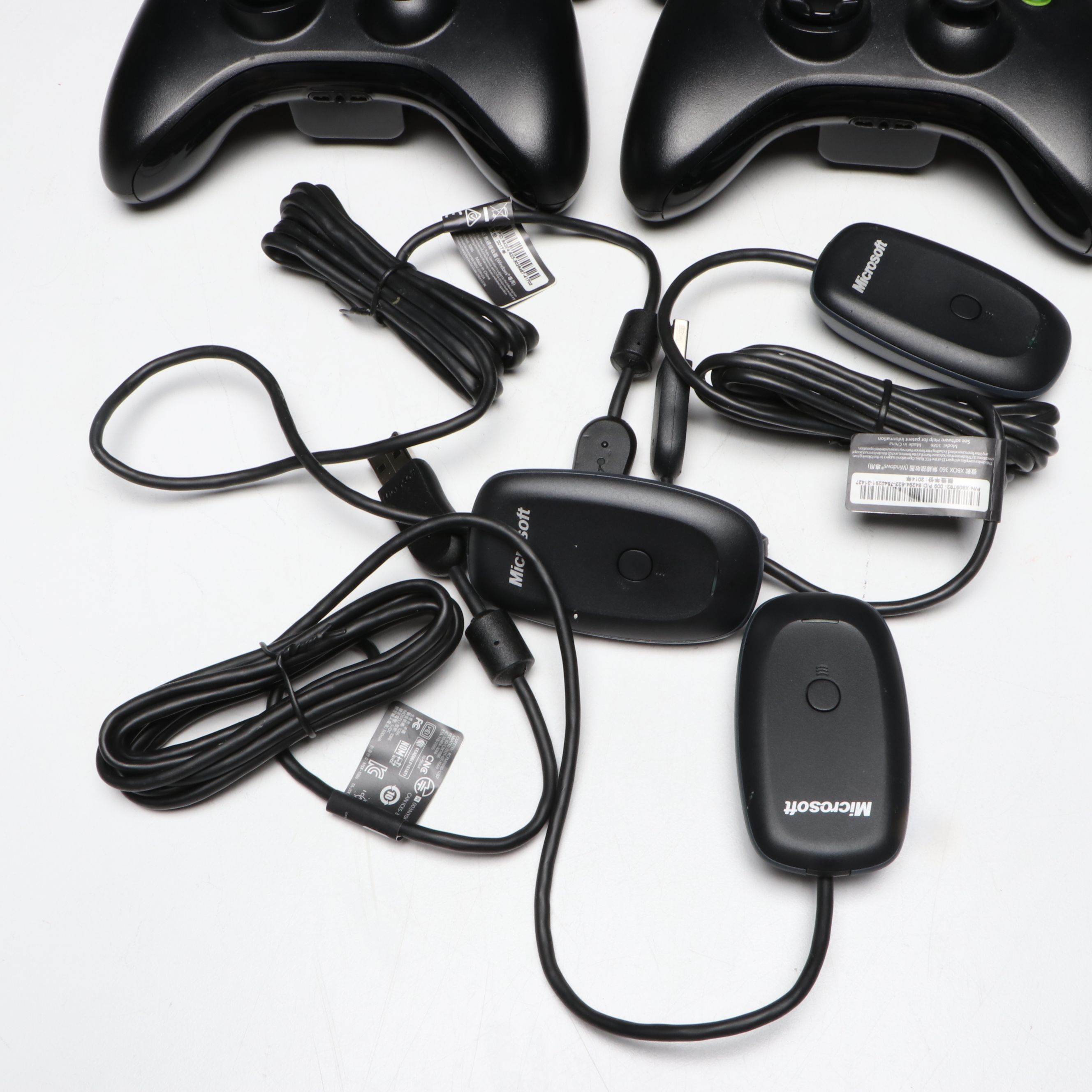 Microsoft Xbox 360 Controllers with Wireless Receivers for PC