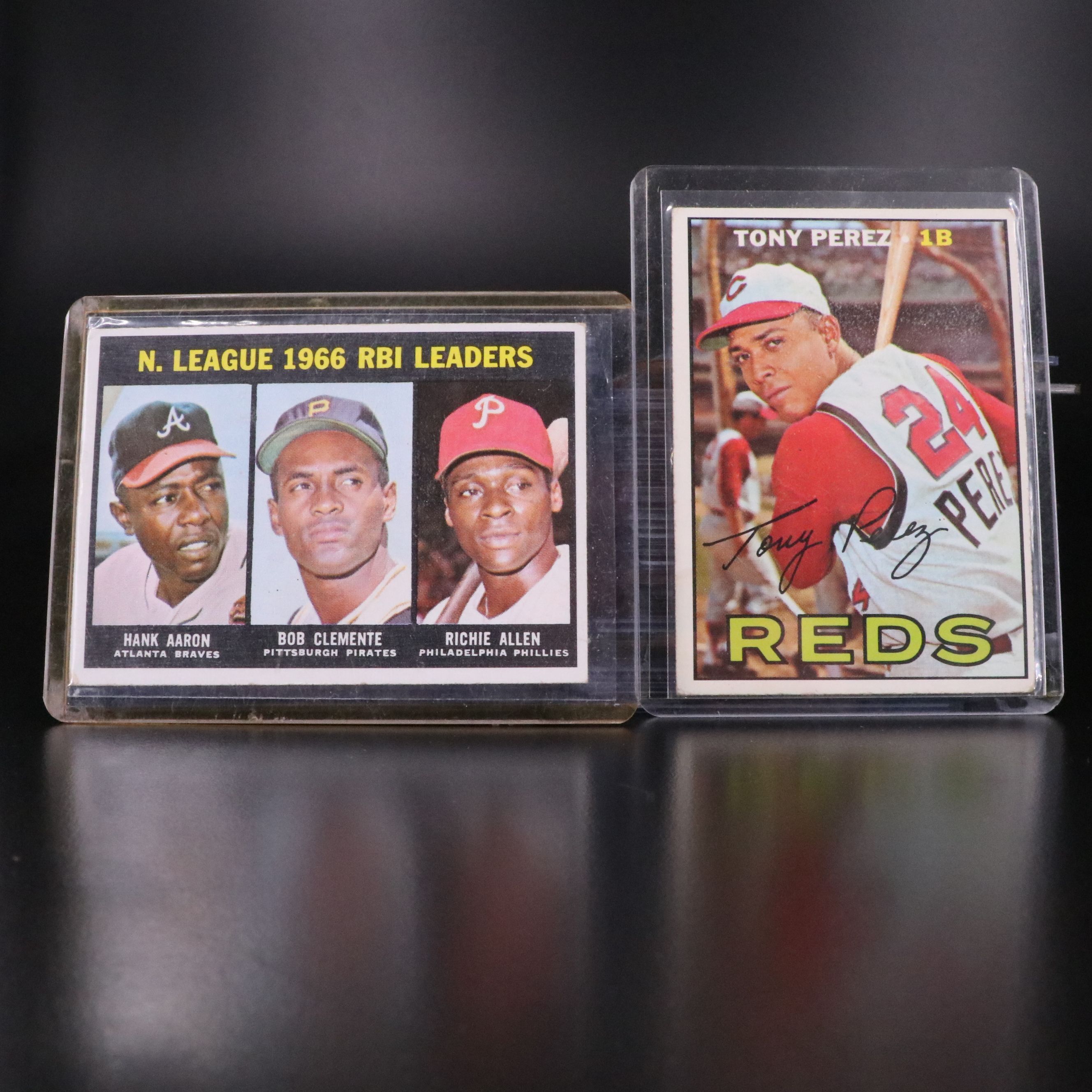 1967 Topps Baseball Cards Featuring Tony Perez, Frank Robinson, and More