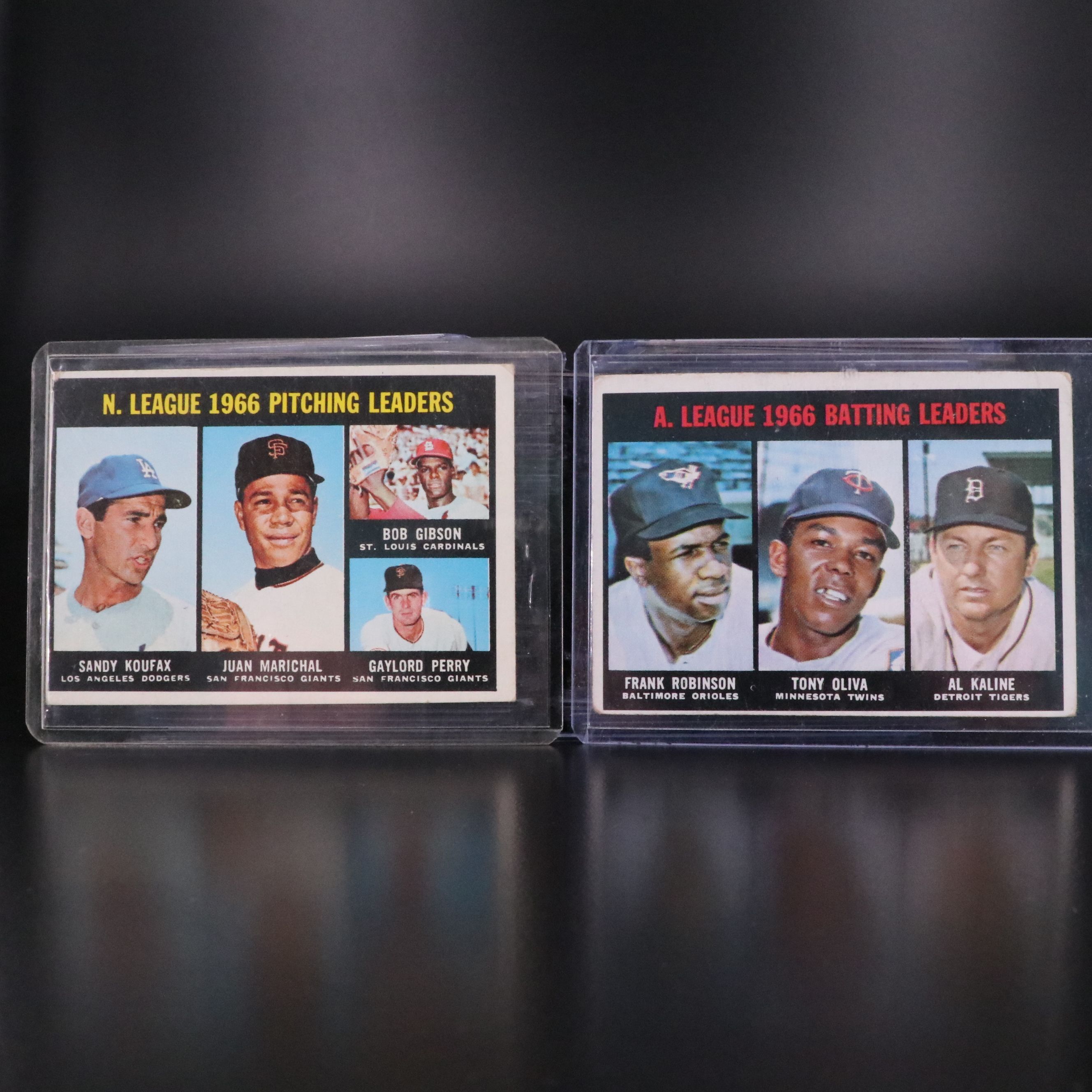 1967 Topps Baseball Cards Featuring Tony Perez, Frank Robinson, and More