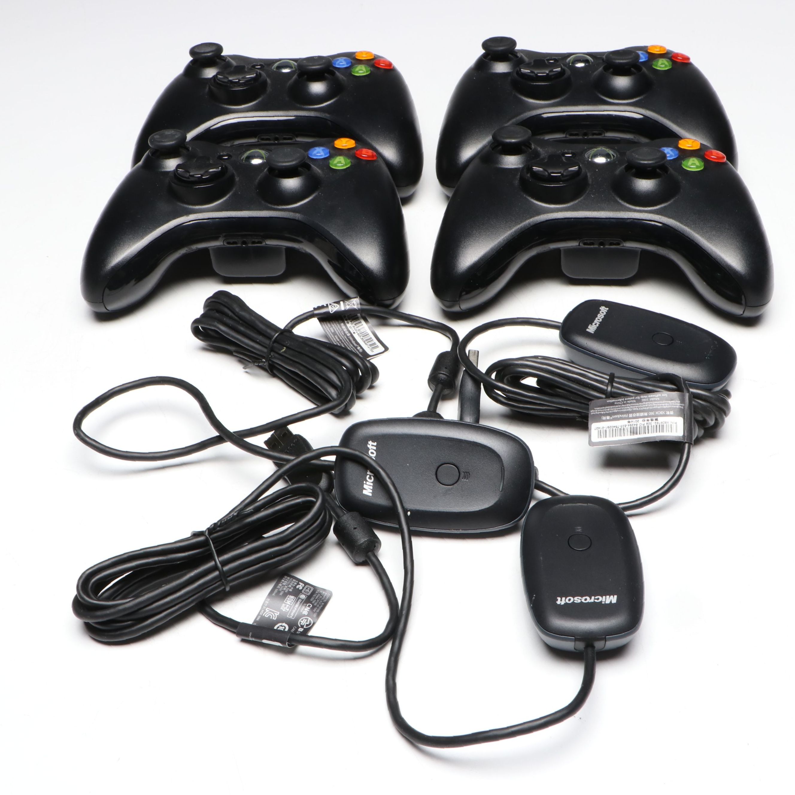 Microsoft Xbox 360 Controllers with Wireless Receivers for PC