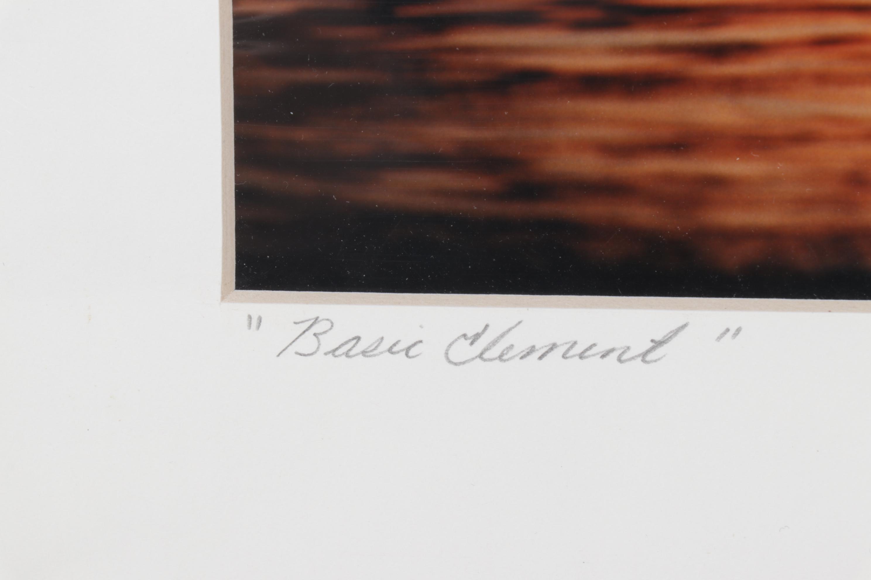 John A. Harmon "Basic Clement" Photograph, 1997