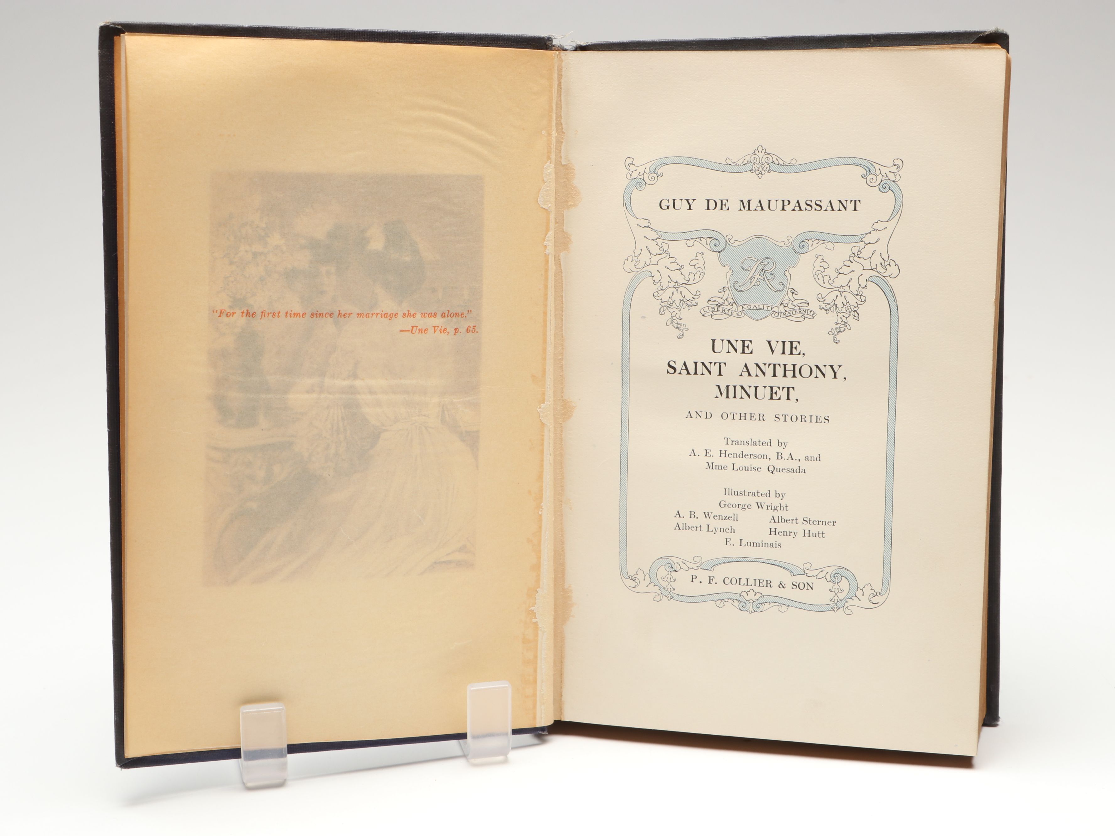 Works of Guy de Maupassant, William Faulkner & More Books, Early to Mid-20th C.