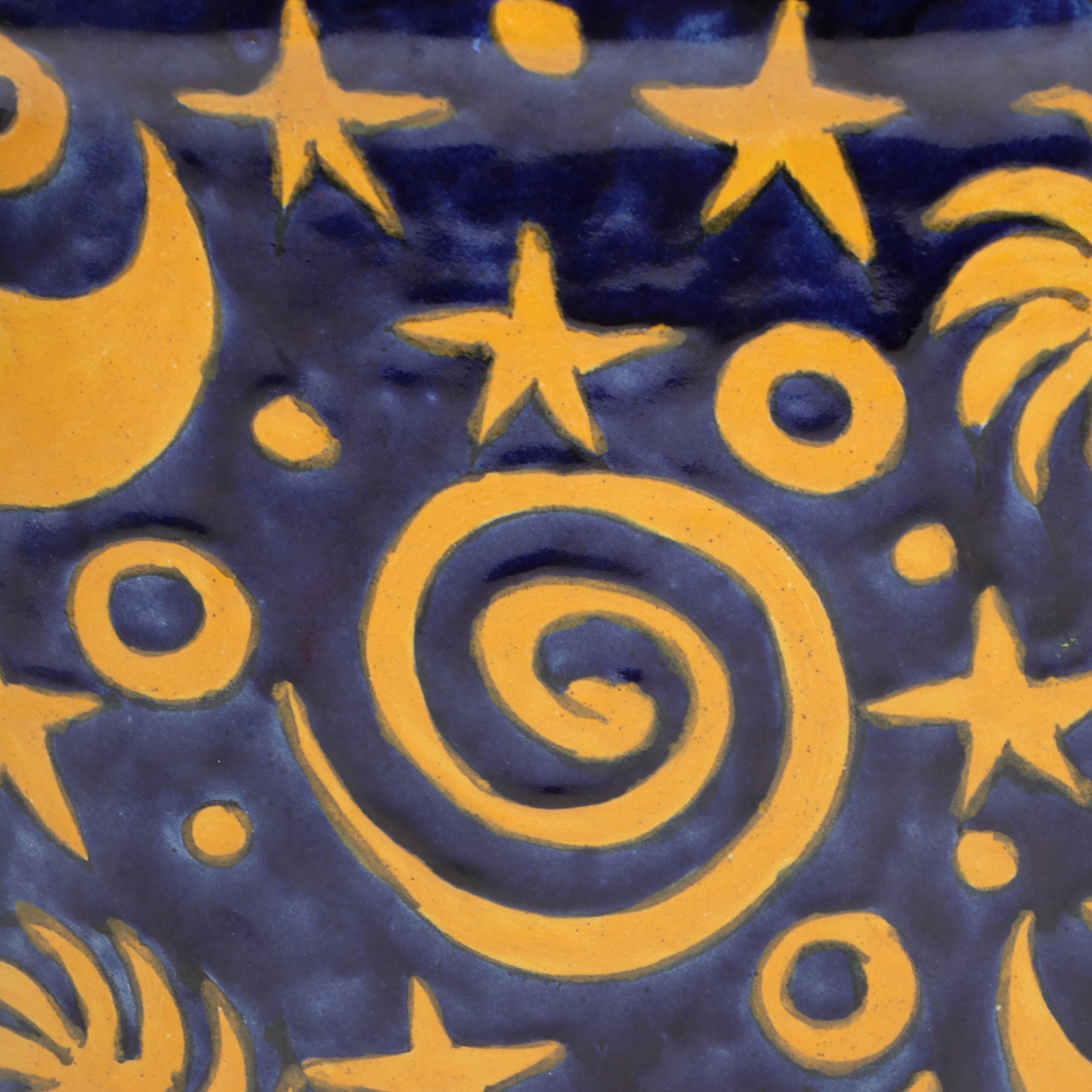 Gerardo Ortega Mexican Folk Art Rooster with Ceramic Planter and Vase