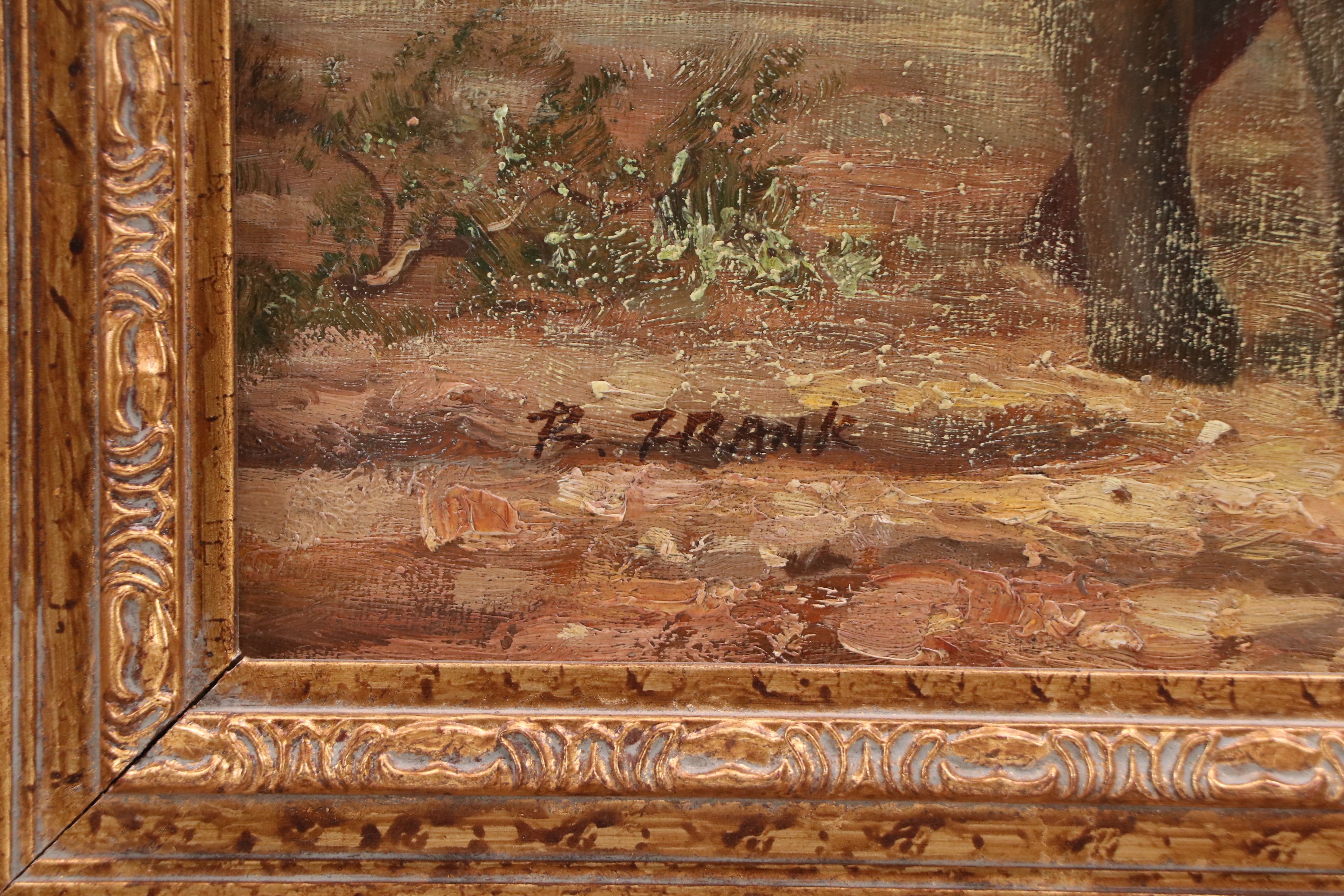 Wildlife Oil Portraits of Elephant and Zebras, Late 20th Century