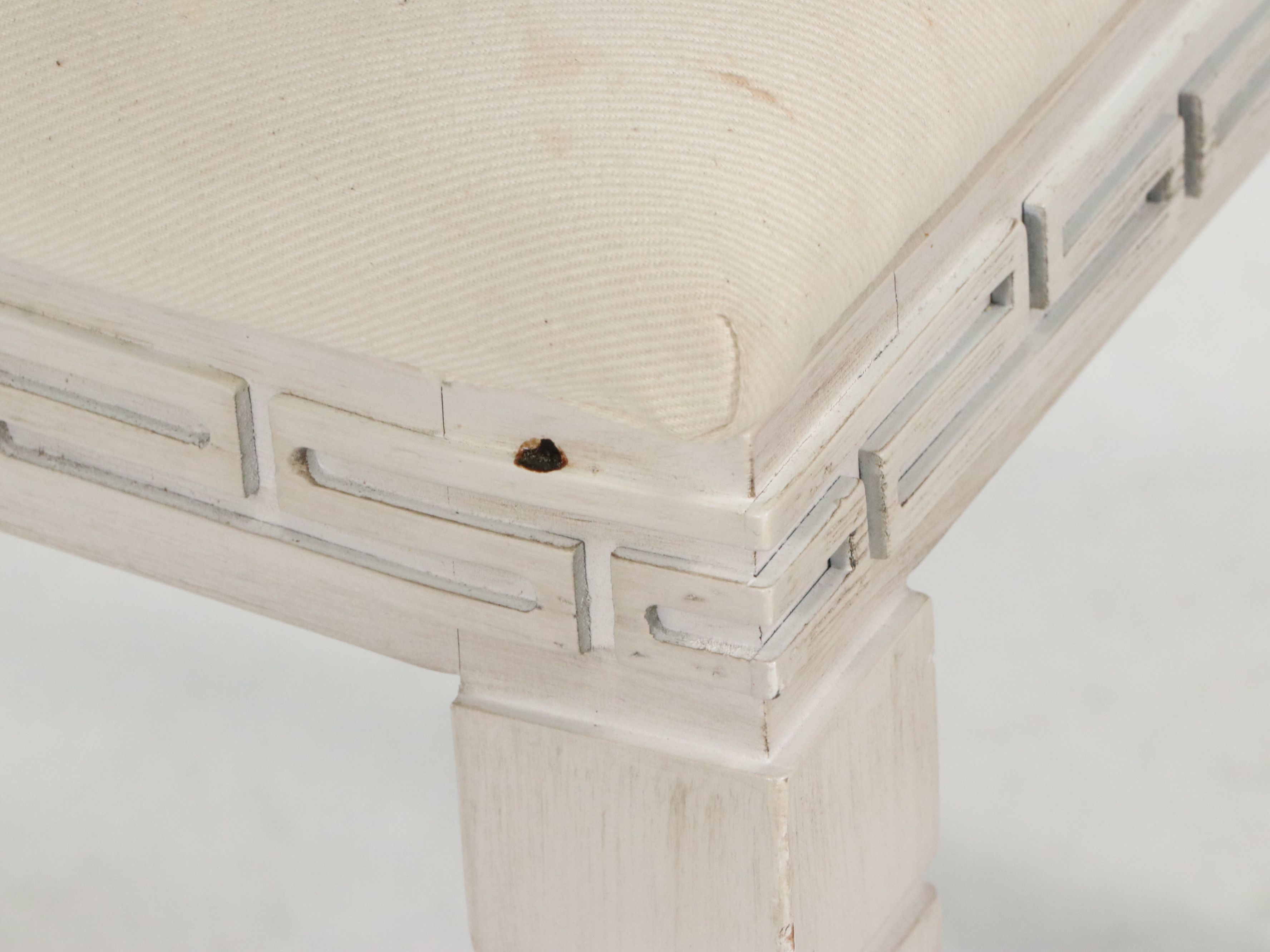 Pair of Miles Redd for Ballard Designs "Greek Key" Oval-Back Side Chairs