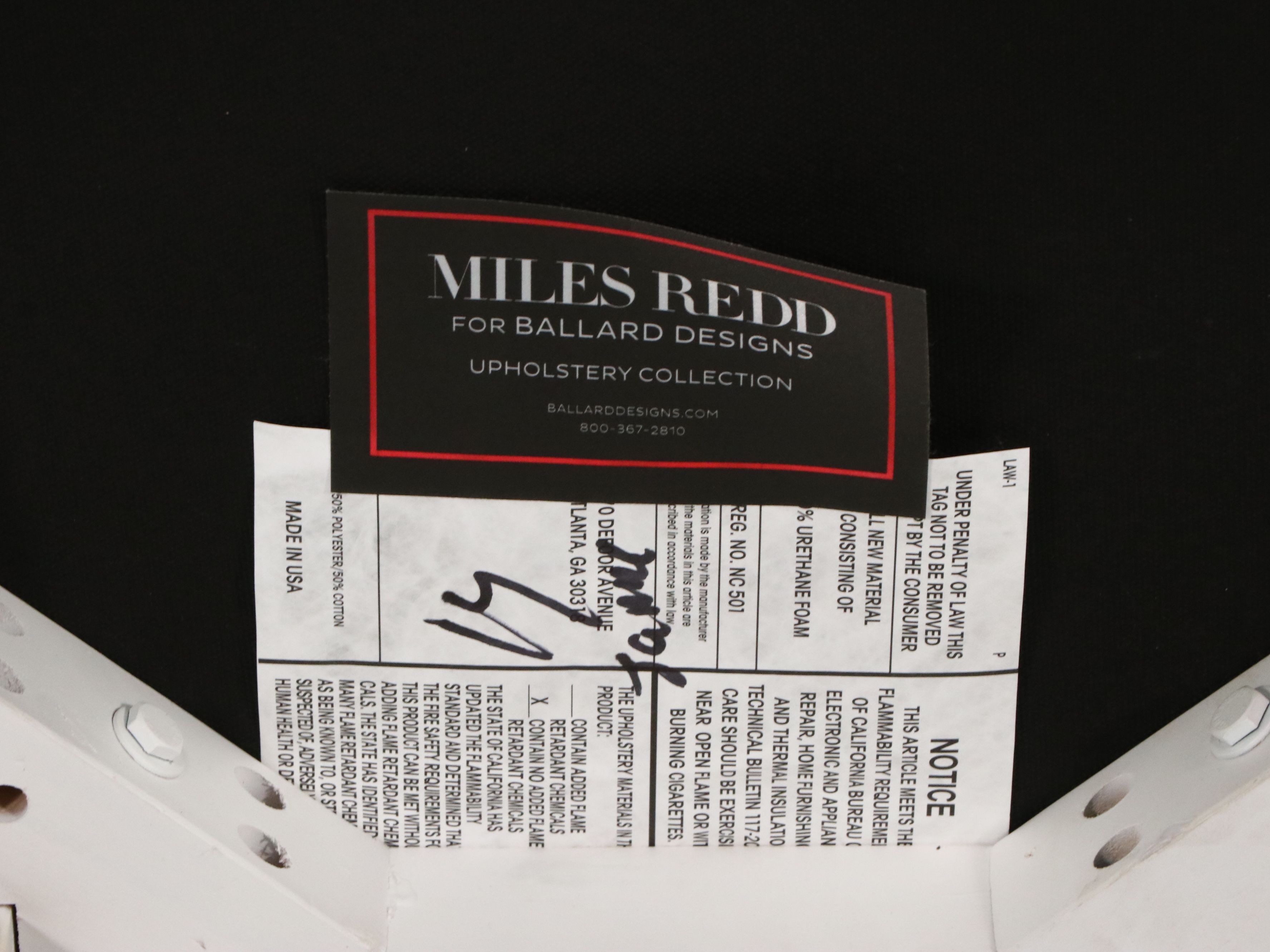 Pair of Miles Redd for Ballard Designs "Greek Key" Oval-Back Side Chairs