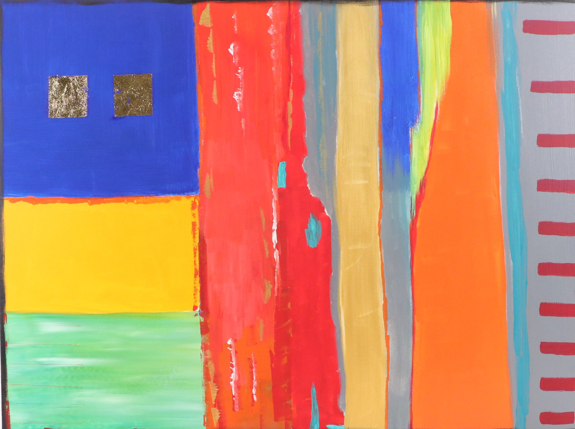 Neville Shenton Abstract Acrylic Painting, 21st Century