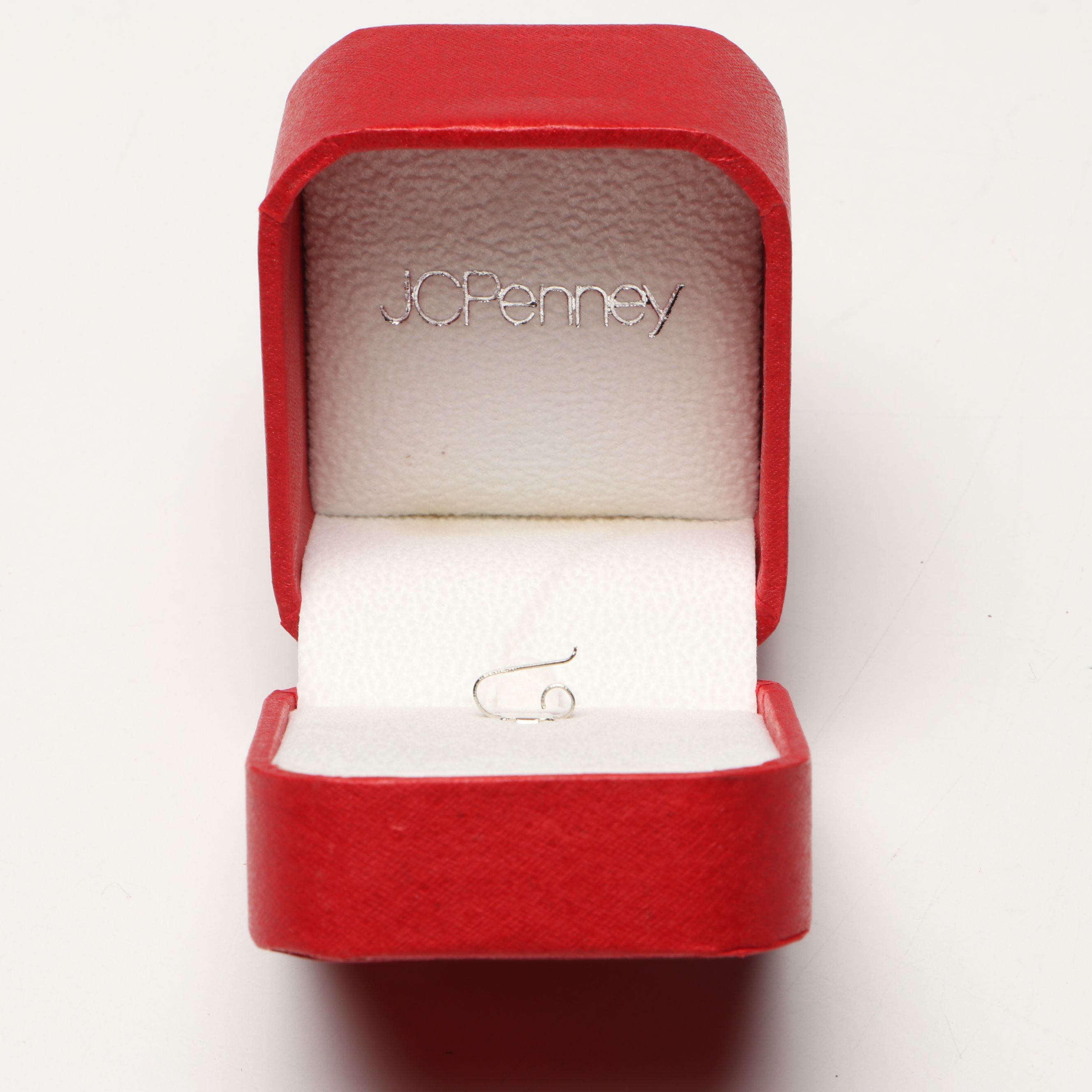 JCPenney Red Faux Leather Ring Boxes in Gift Boxes