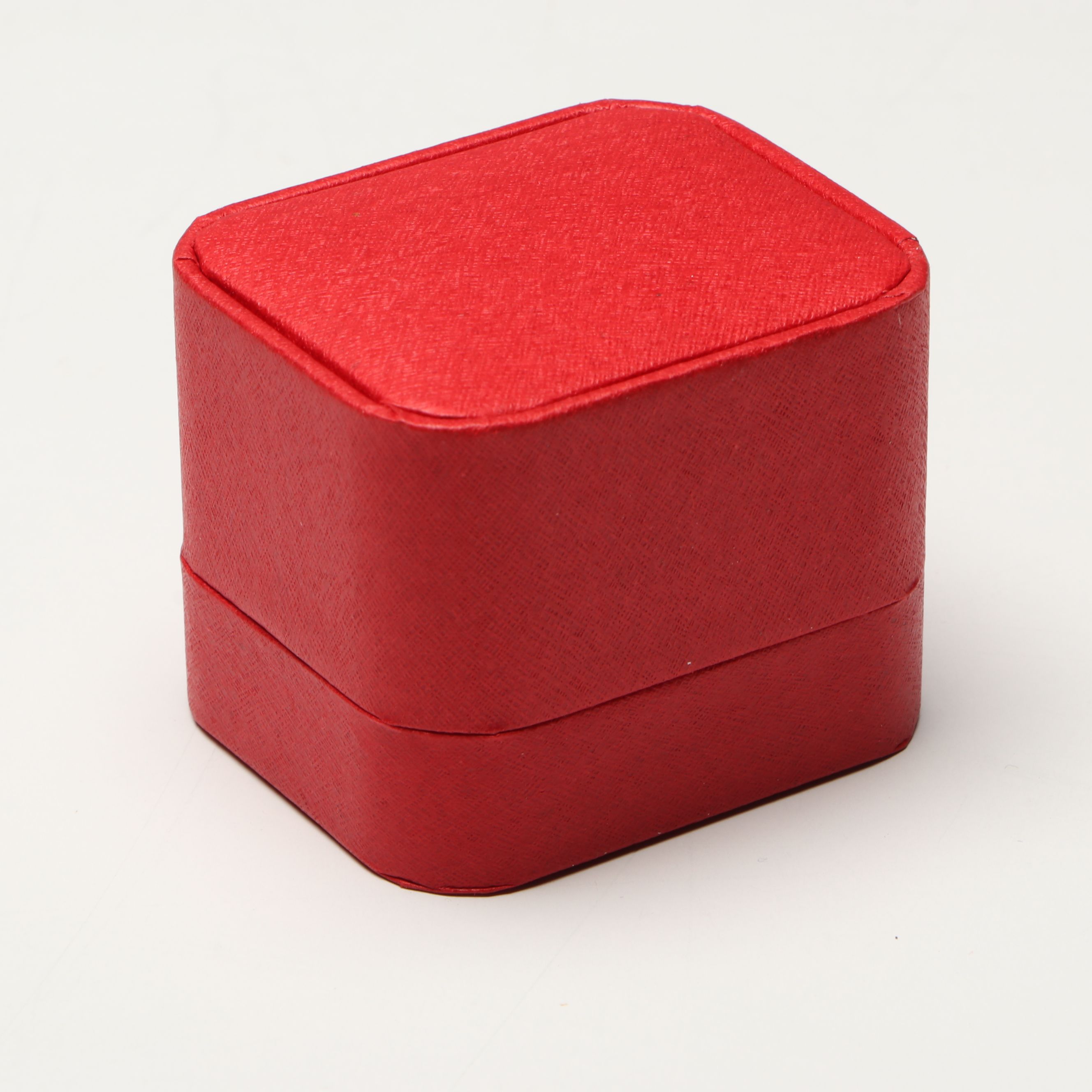 JCPenney Red Faux Leather Ring Boxes in Gift Boxes