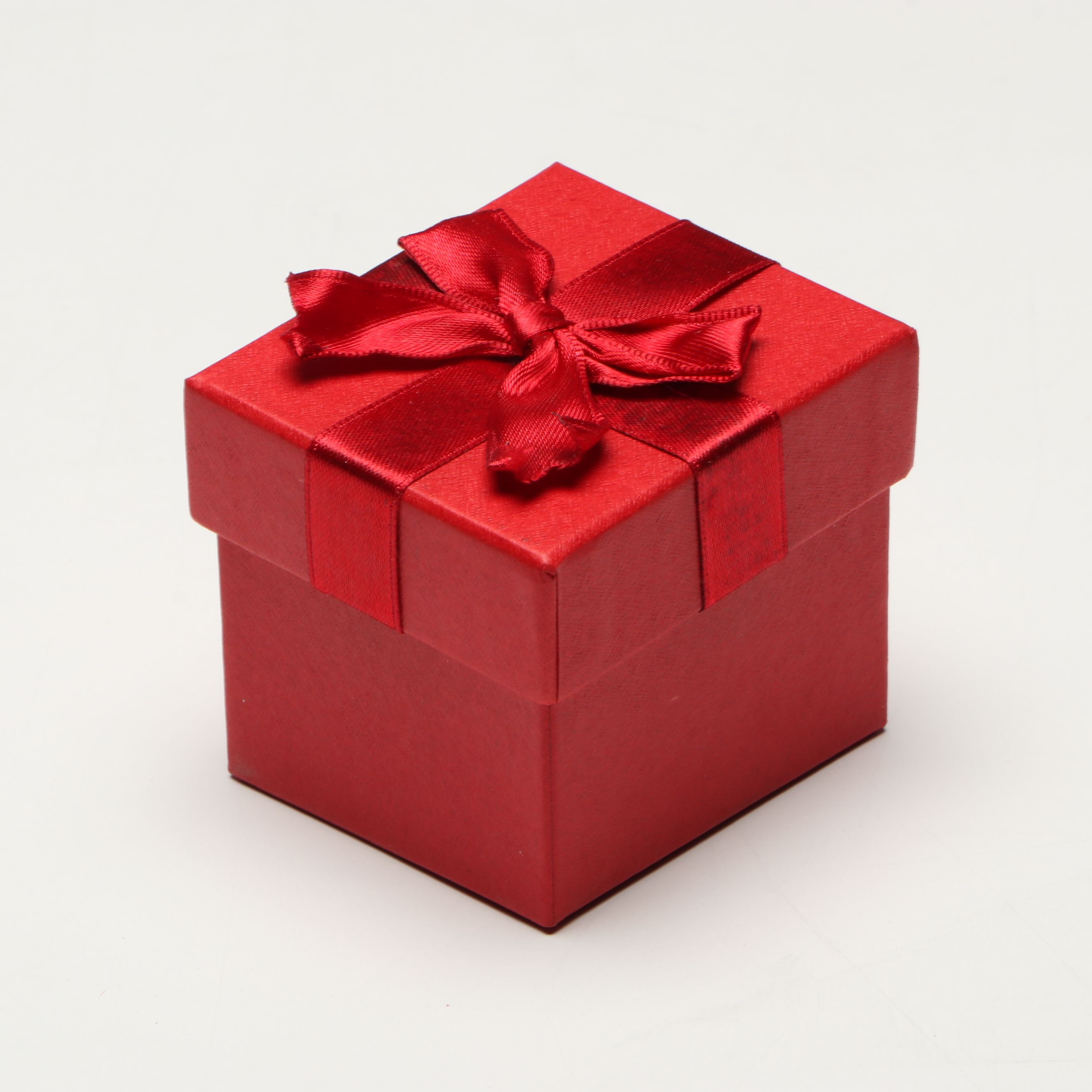 JCPenney Red Faux Leather Ring Boxes in Gift Boxes