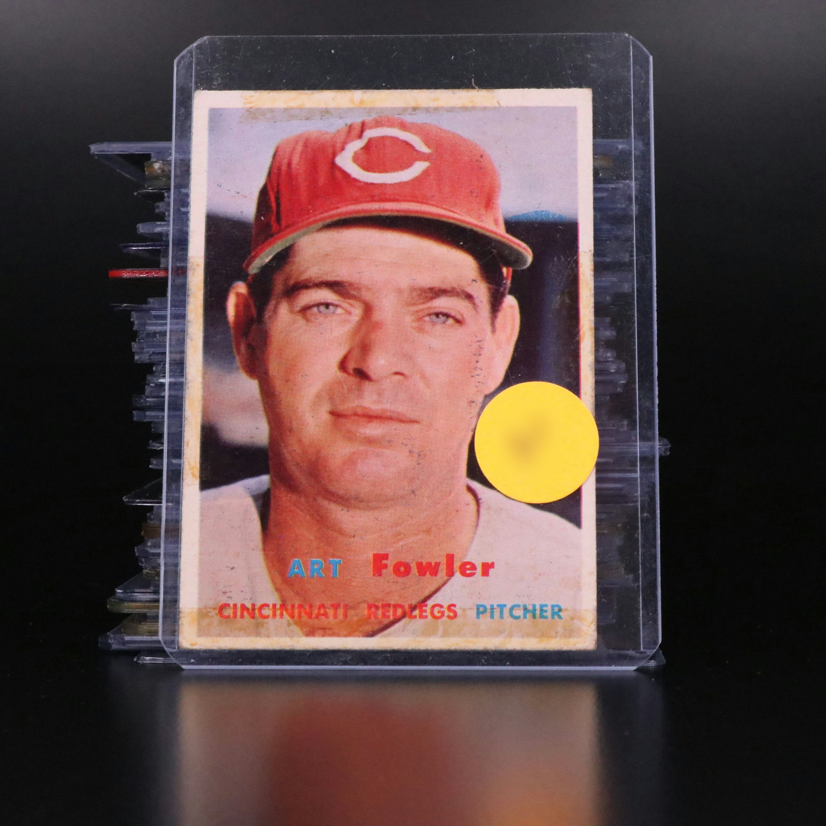 SIxty-Two 1957 Topps Baseball Cards, Including Larry Doby, Dodgers Sluggers