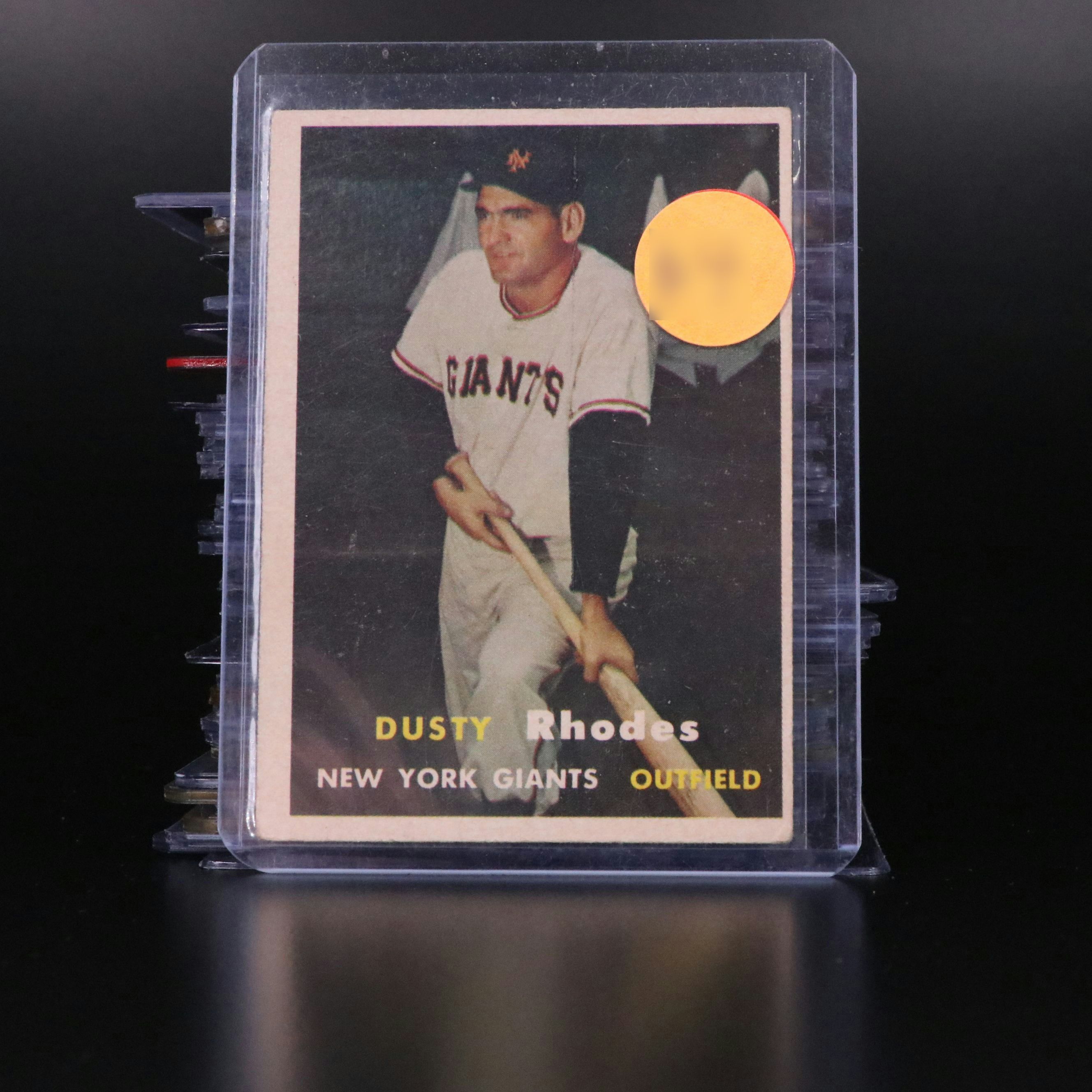 SIxty-Two 1957 Topps Baseball Cards, Including Larry Doby, Dodgers Sluggers