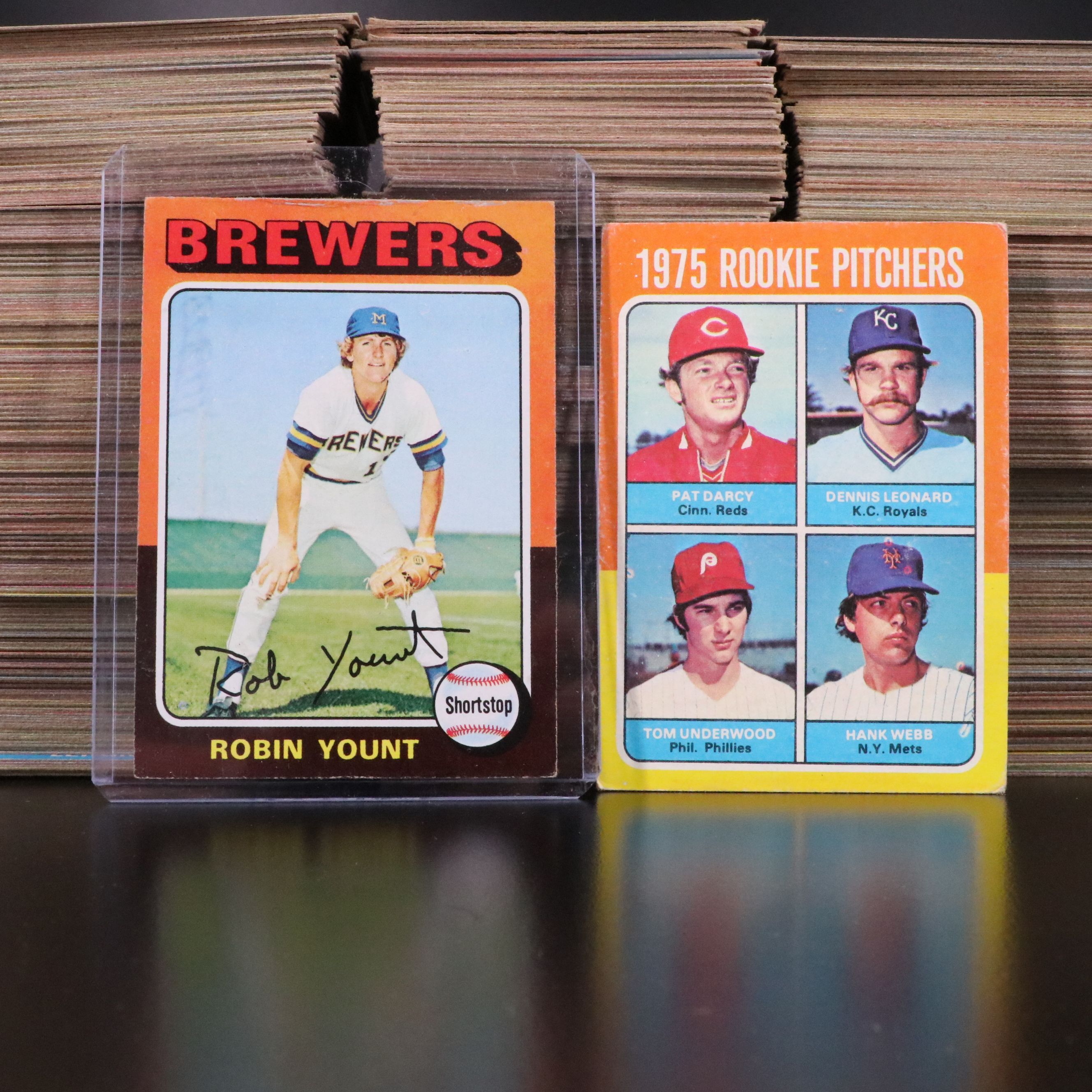 1975 Topps Baseball Cards Featuring Robin Yount Rookie and More