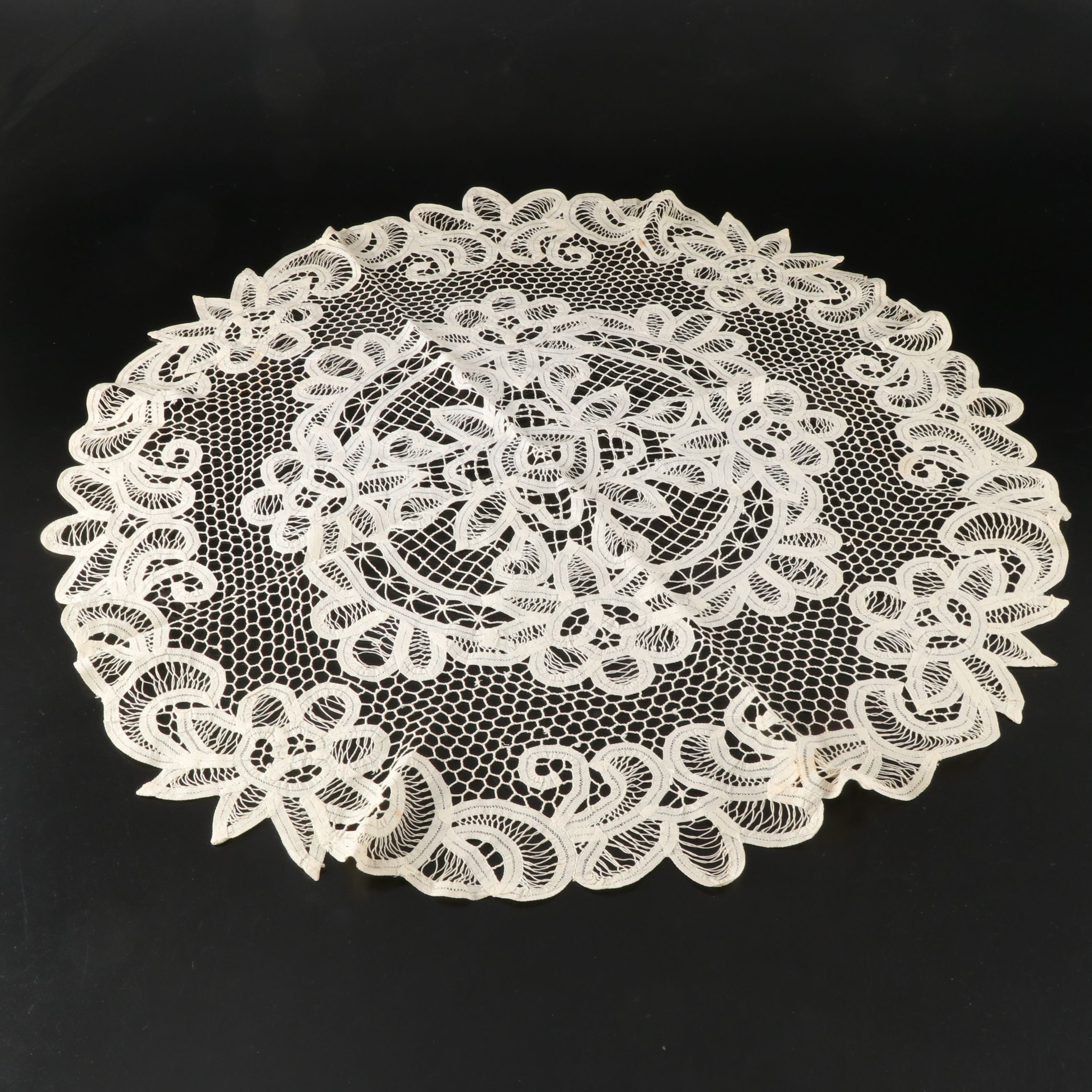 White Crochet Doily Runner, Table Cloths and More Table Linens