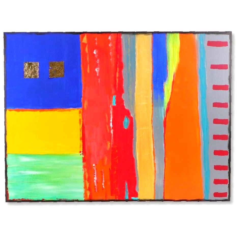 Neville Shenton Abstract Acrylic Painting, 21st Century