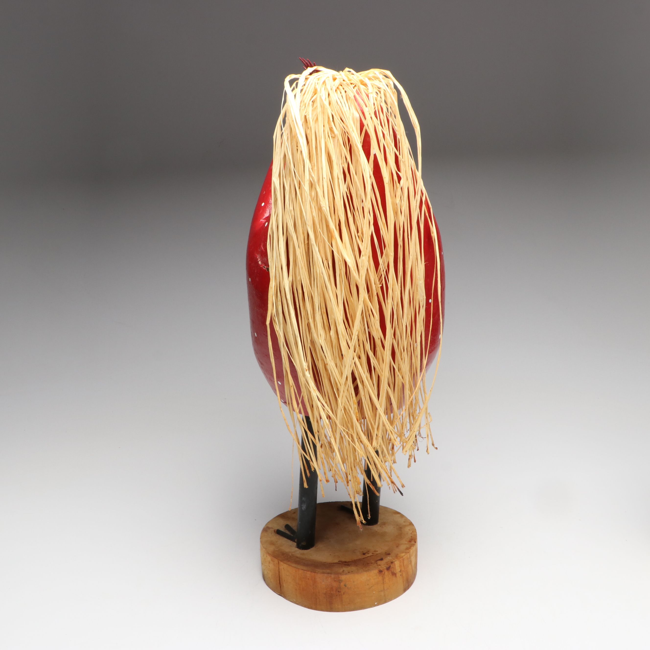 Edith John and Lonnie and Twyla Money Folk Art Handcrafted Wood Roosters