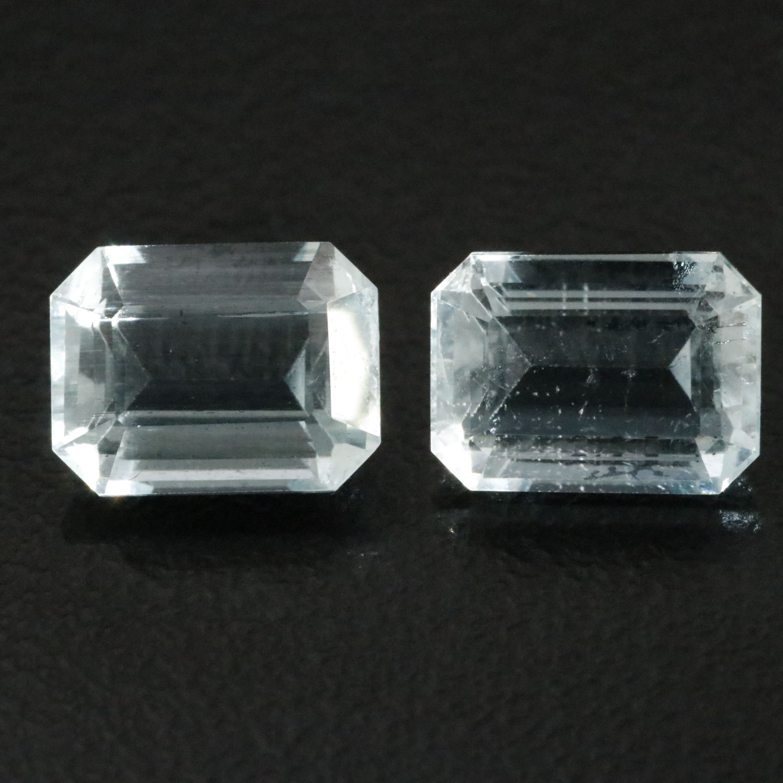 Loose 3.18 CTW Aquamarine Matched Pair