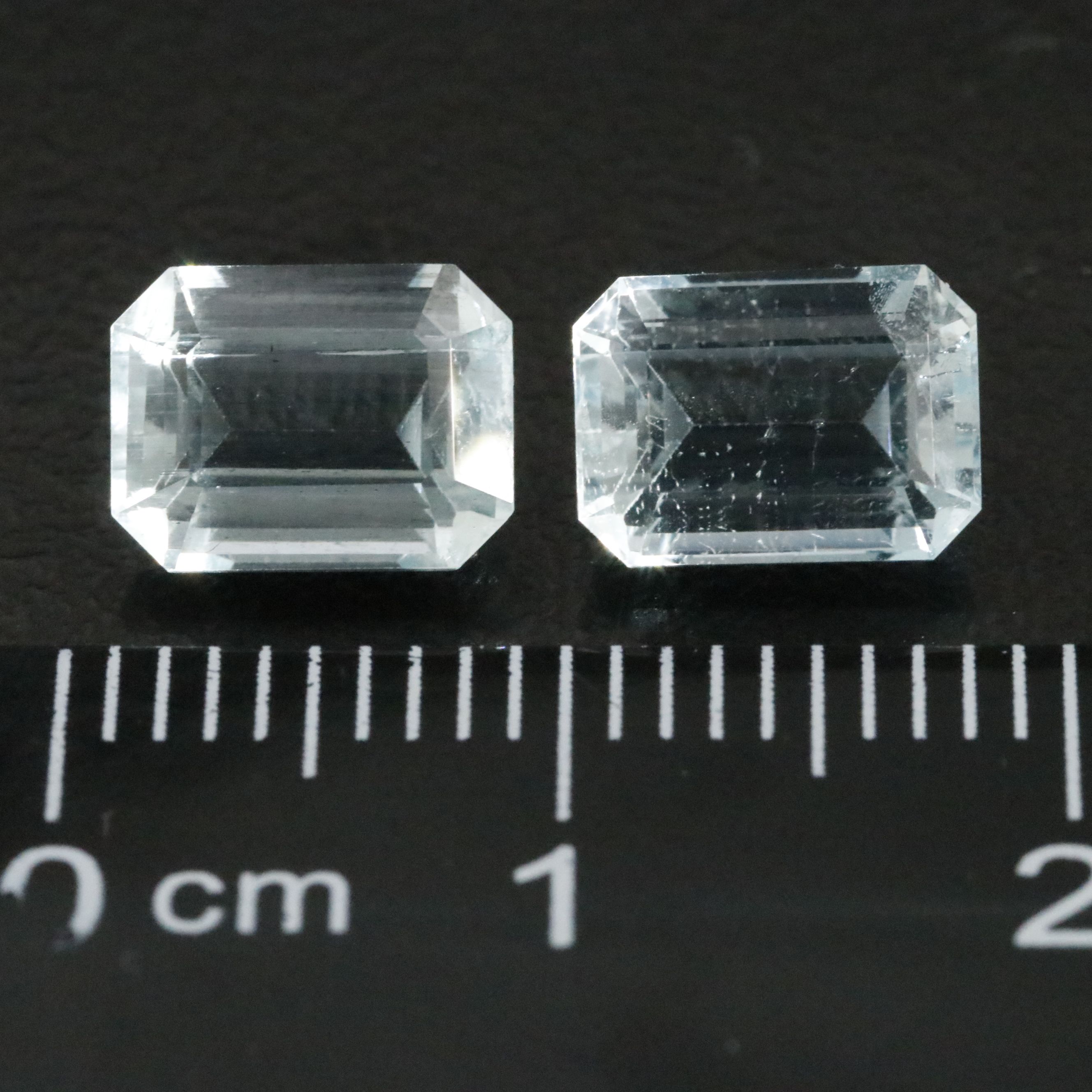 Loose 3.18 CTW Aquamarine Matched Pair