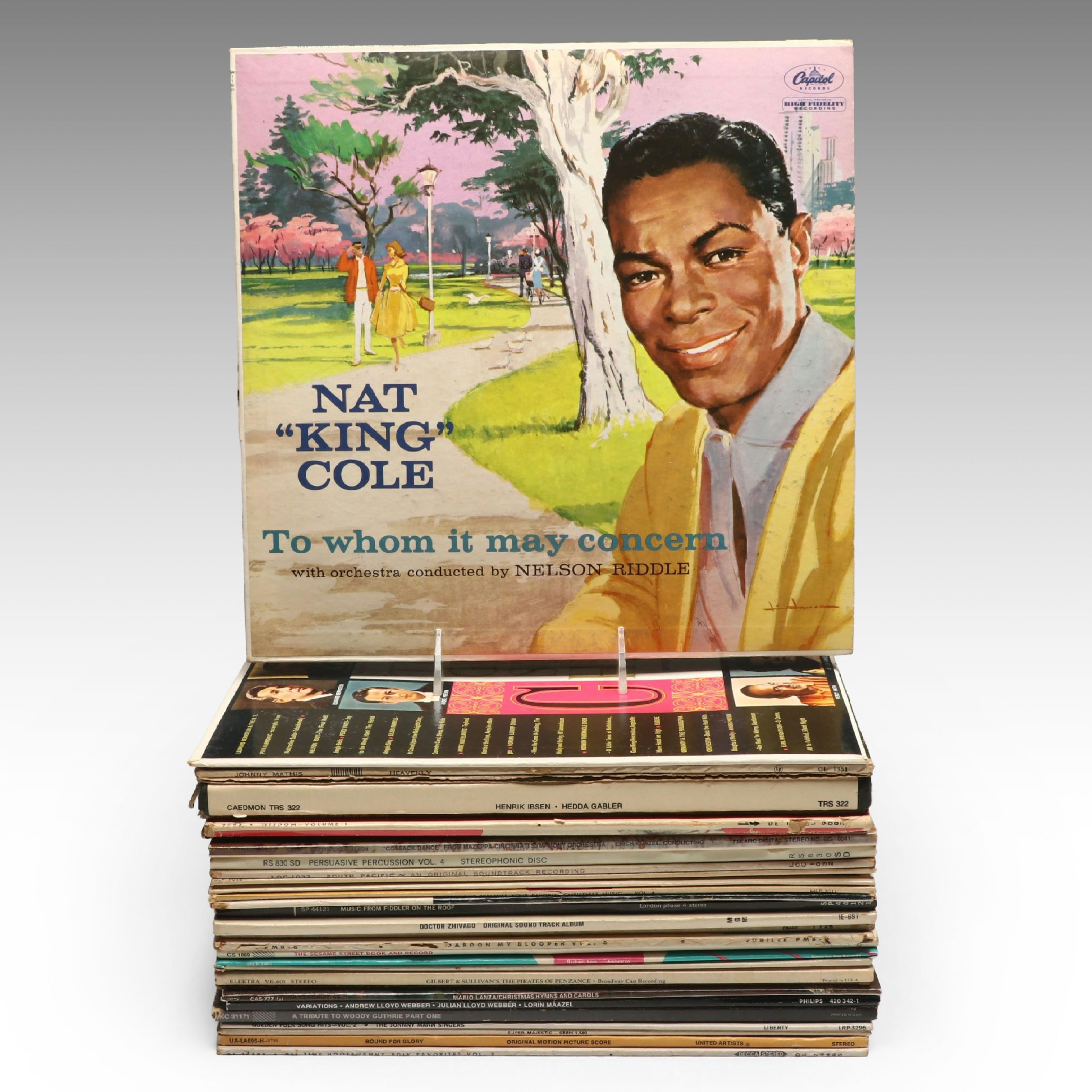 Nat King Cole, Johnny Mathis, and More Vinyl Records