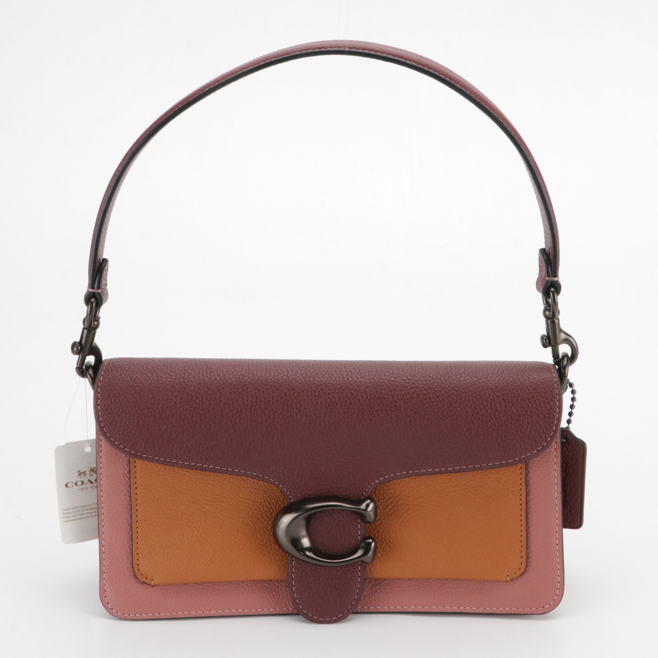 Coach Tabby 26 Shoulder Bag 76105 in Colorblock Grained Leather