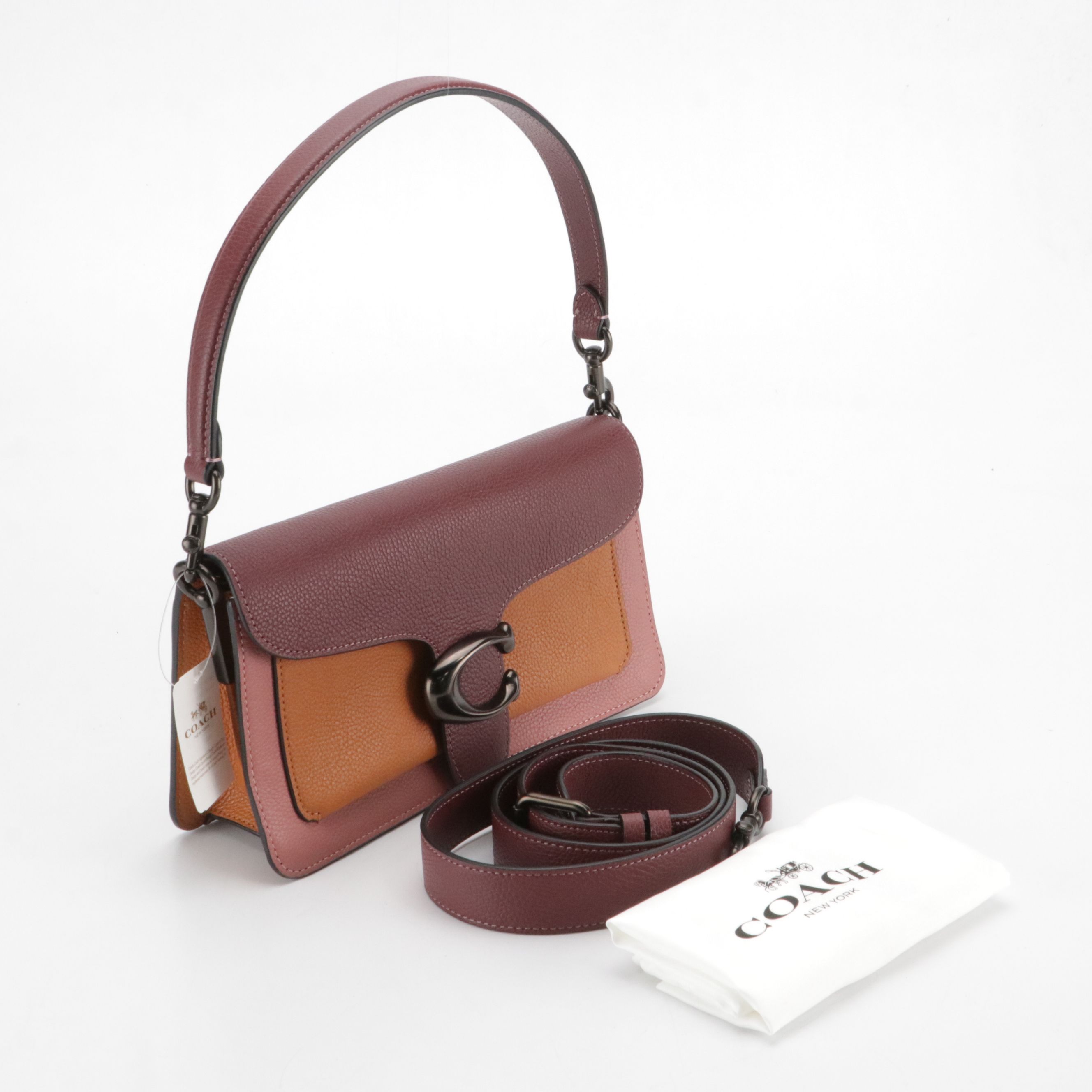 Coach Tabby 26 Shoulder Bag 76105 in Colorblock Grained Leather