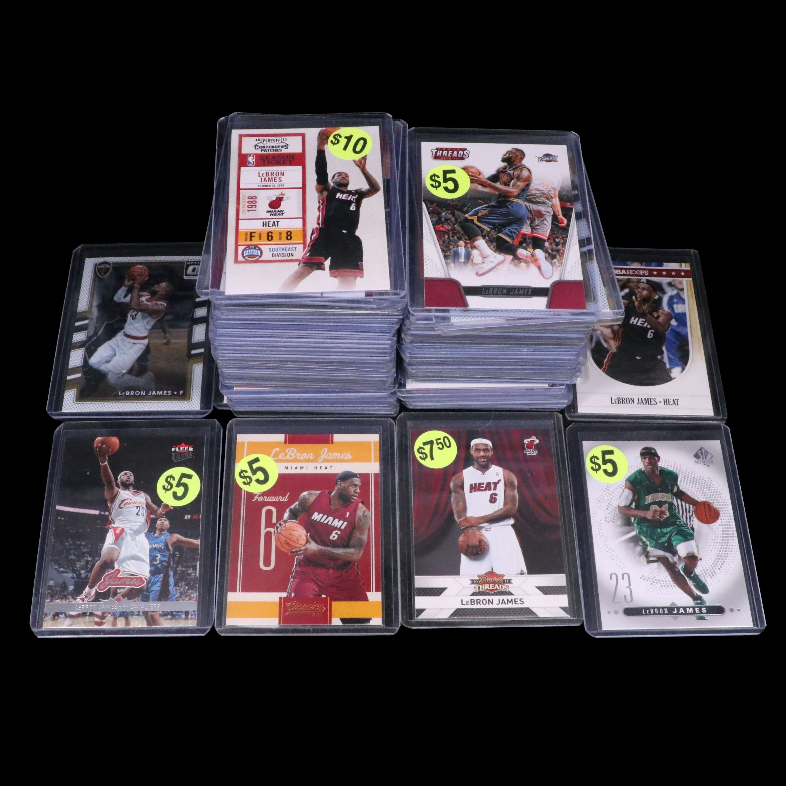 111 LeBron James Basketball Cards