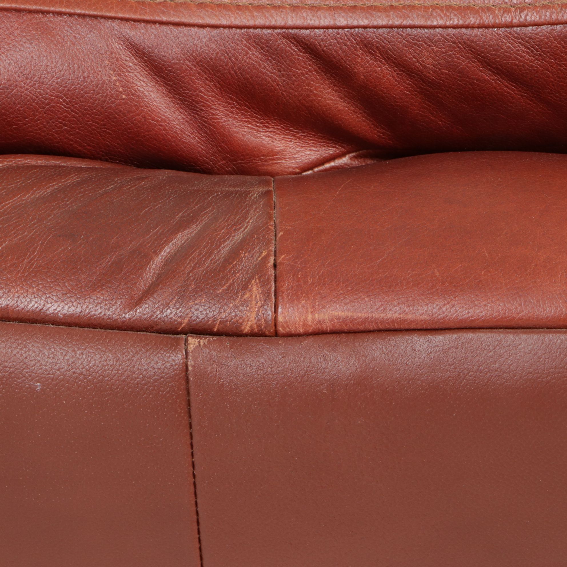 Klaussner Empire Style Leather Upholstered Sofa, 21st Century