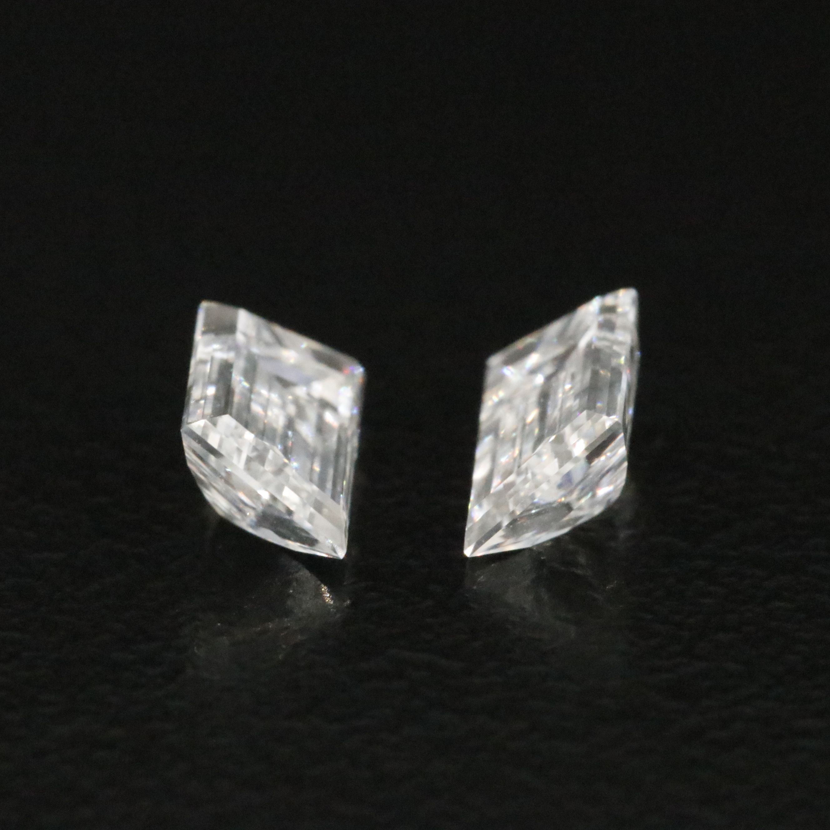Loose 1.03 CTW Matched Pair Lab Grown Diamonds