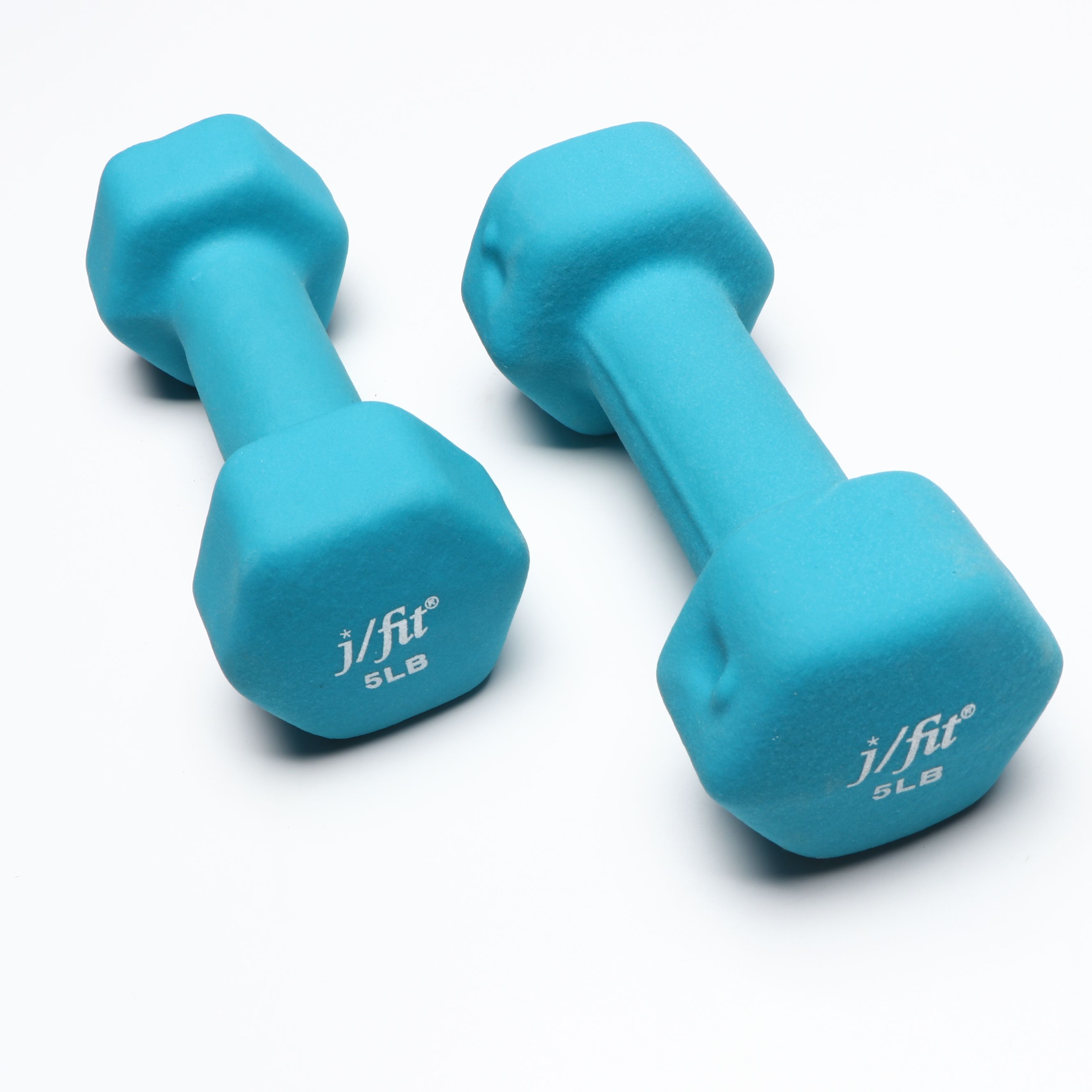 j/fit Neoprene Dumbbells and Rack