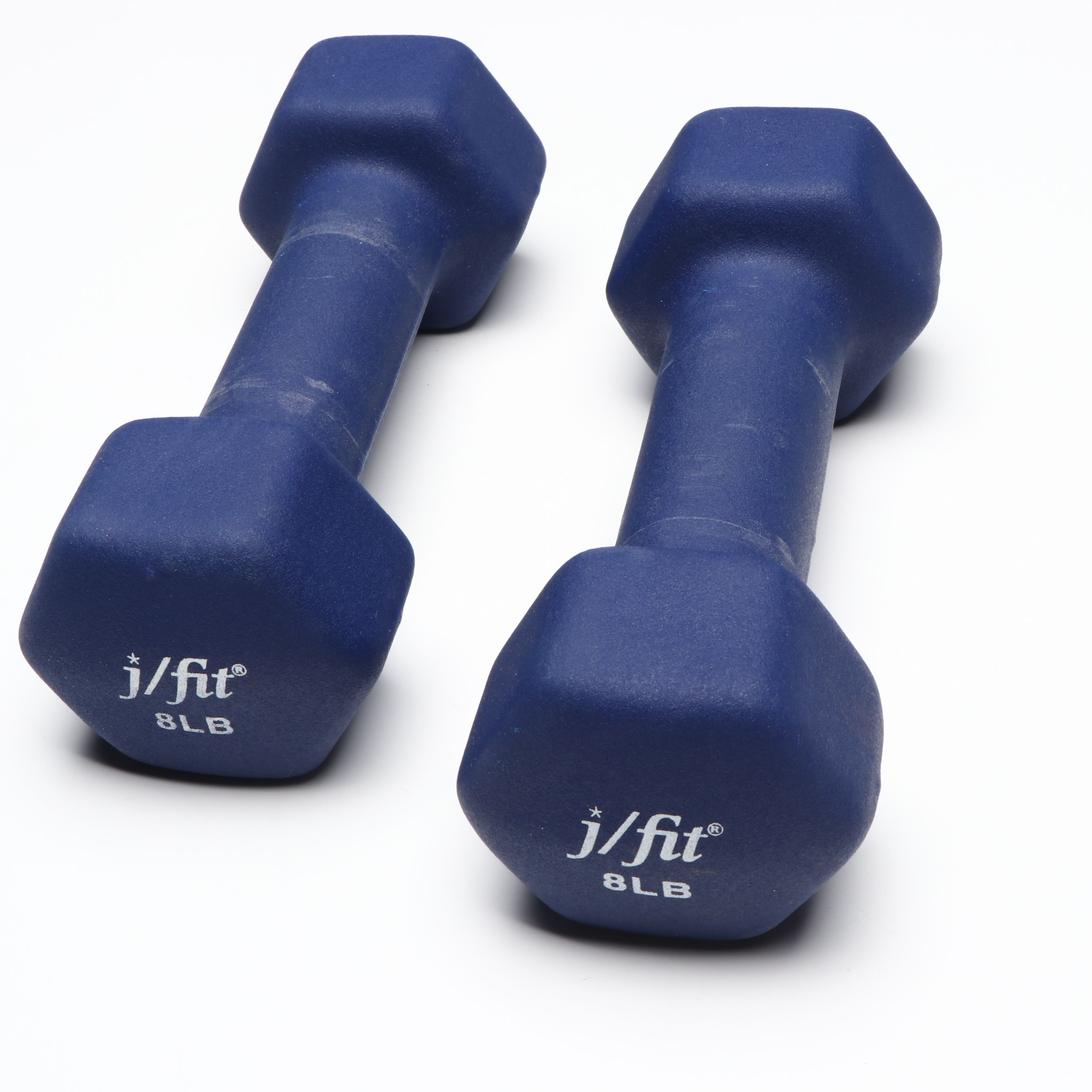j/fit Neoprene Dumbbells and Rack