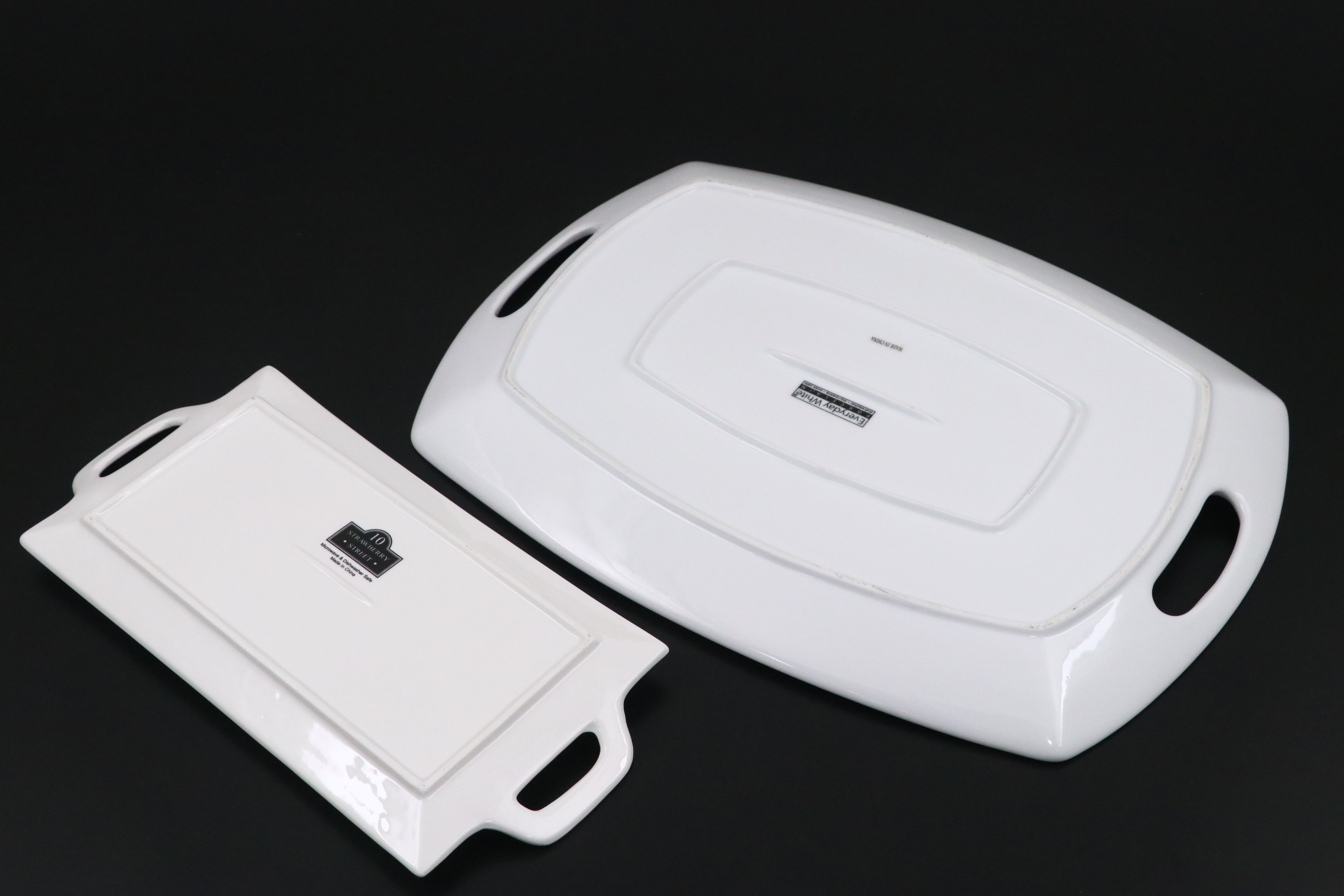 Pillivuyt "Culinaire White" French Porcelain Fish Platter and More Serveware