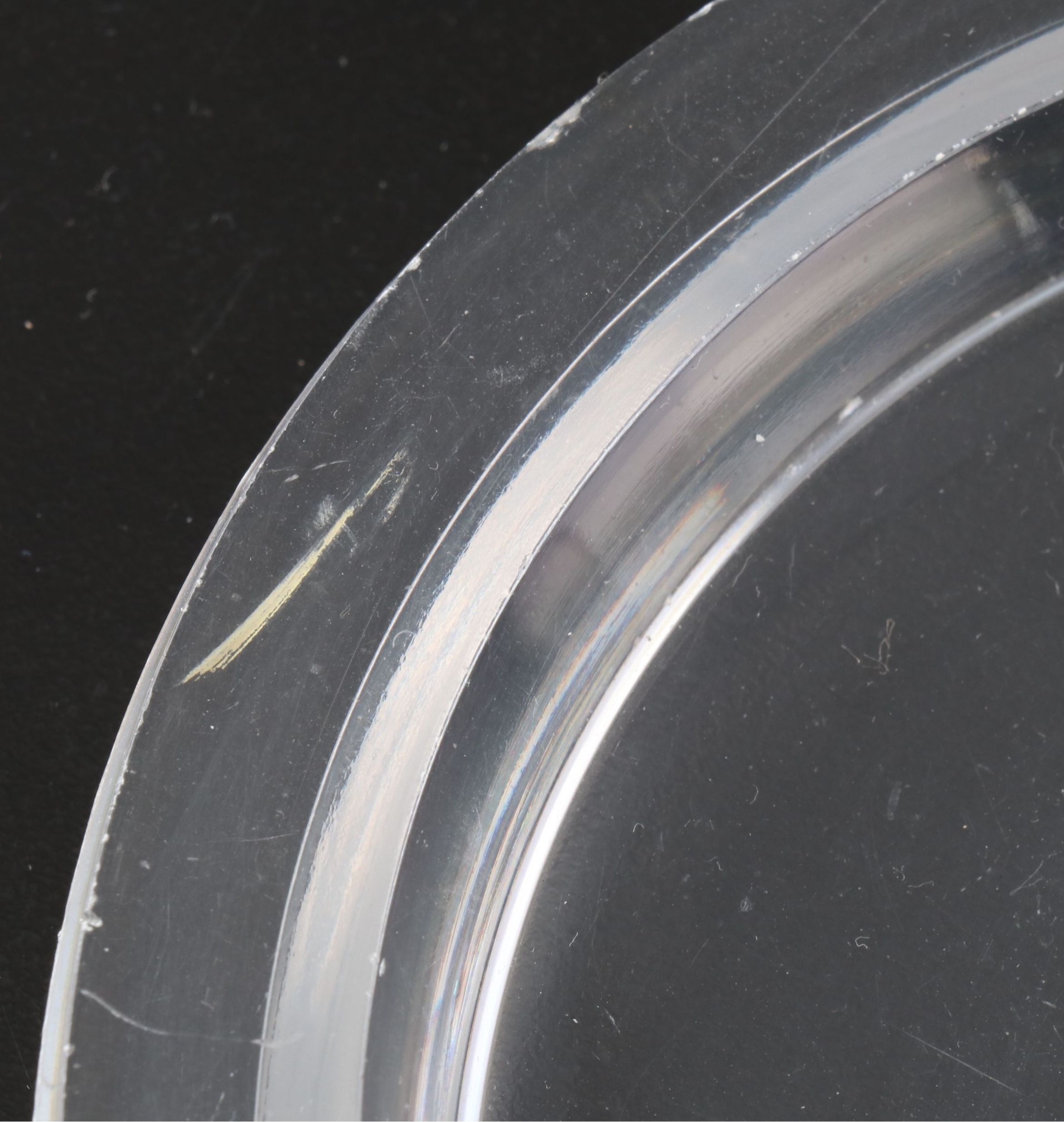 Guzzini Acrylic Divided Tray with Other Acrylic Ice Bucket and Wine Glasses