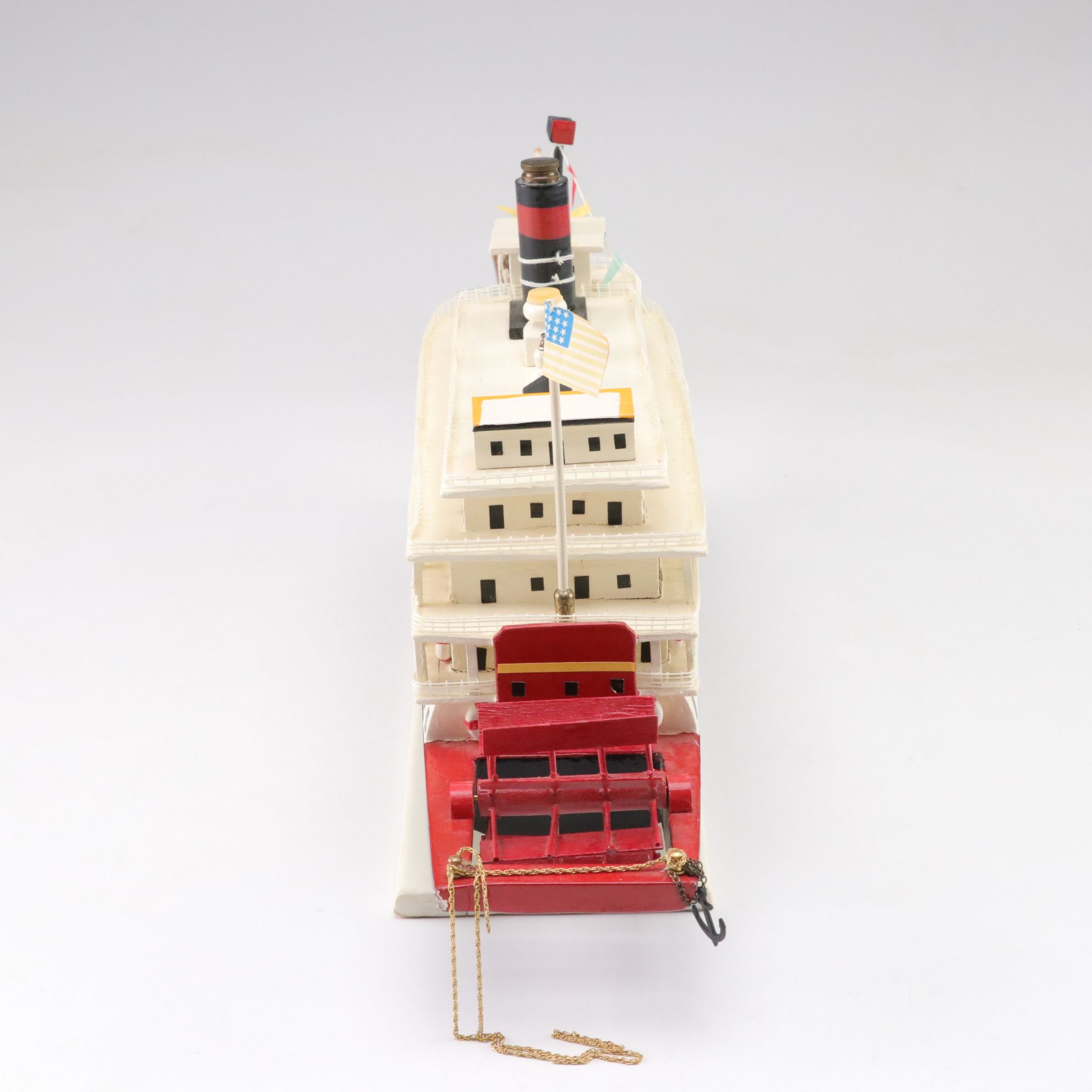 Hand-Crafted Sternwheel Steamboat Model