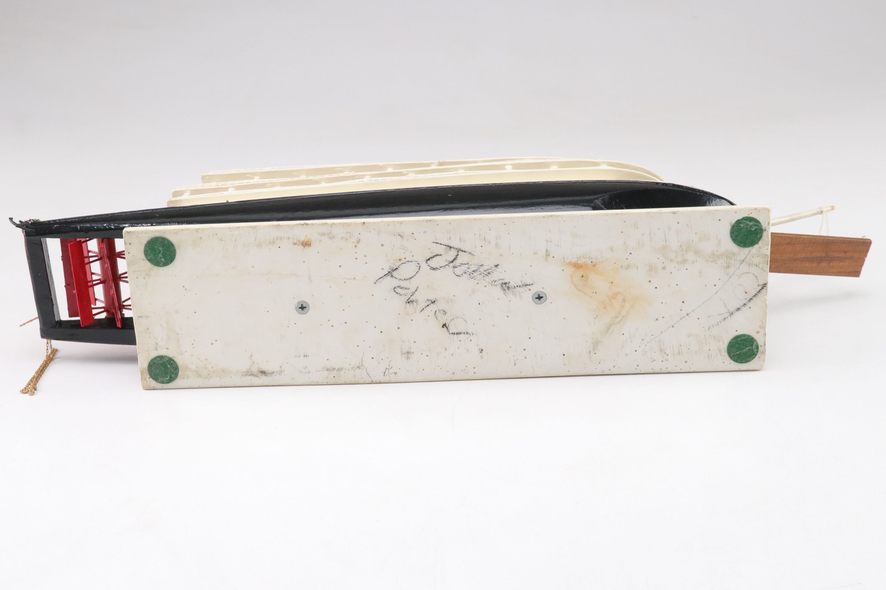 Hand-Crafted Sternwheel Steamboat Model