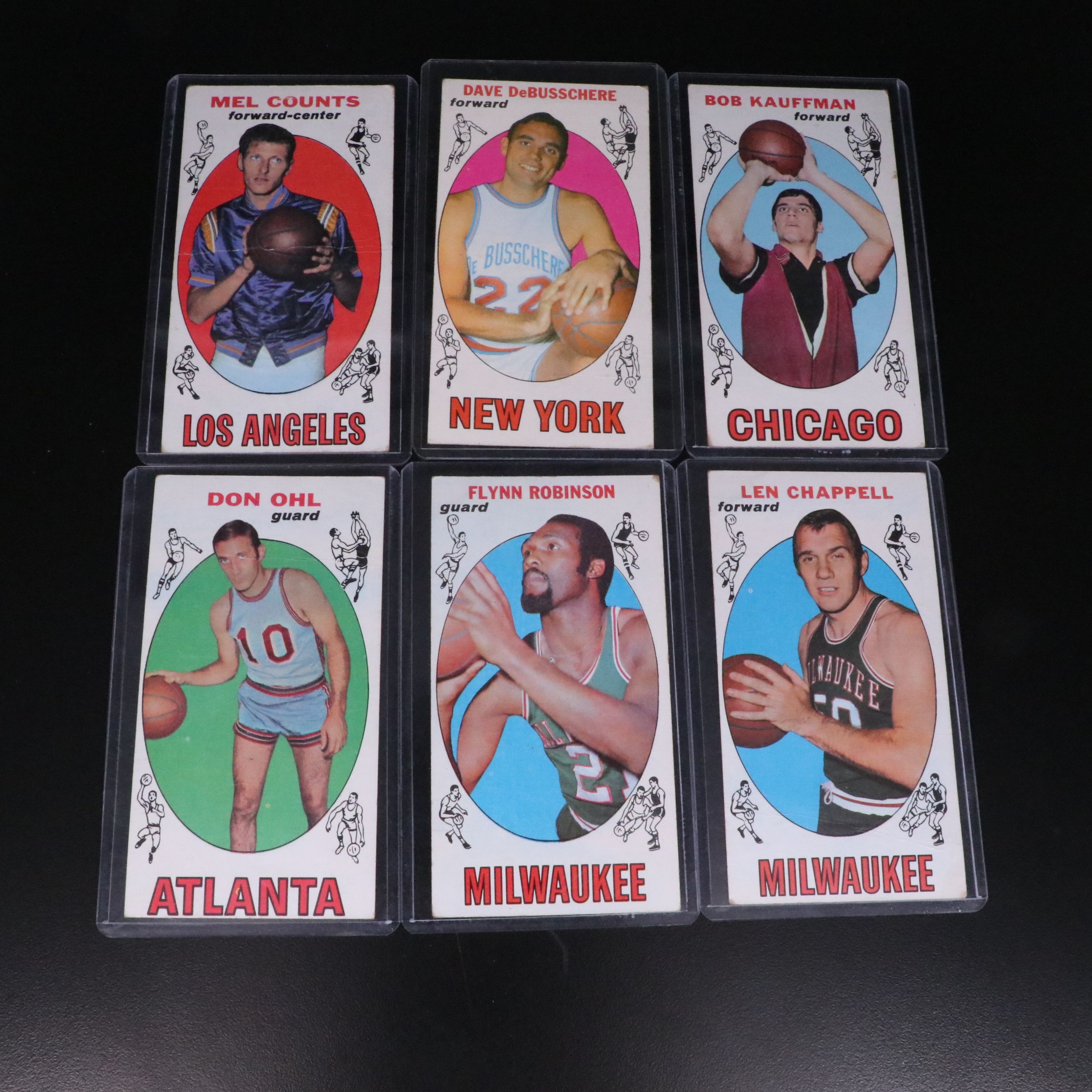 Topps Basketball Cards Featuring Walt Frazier, John Havlicek, and More