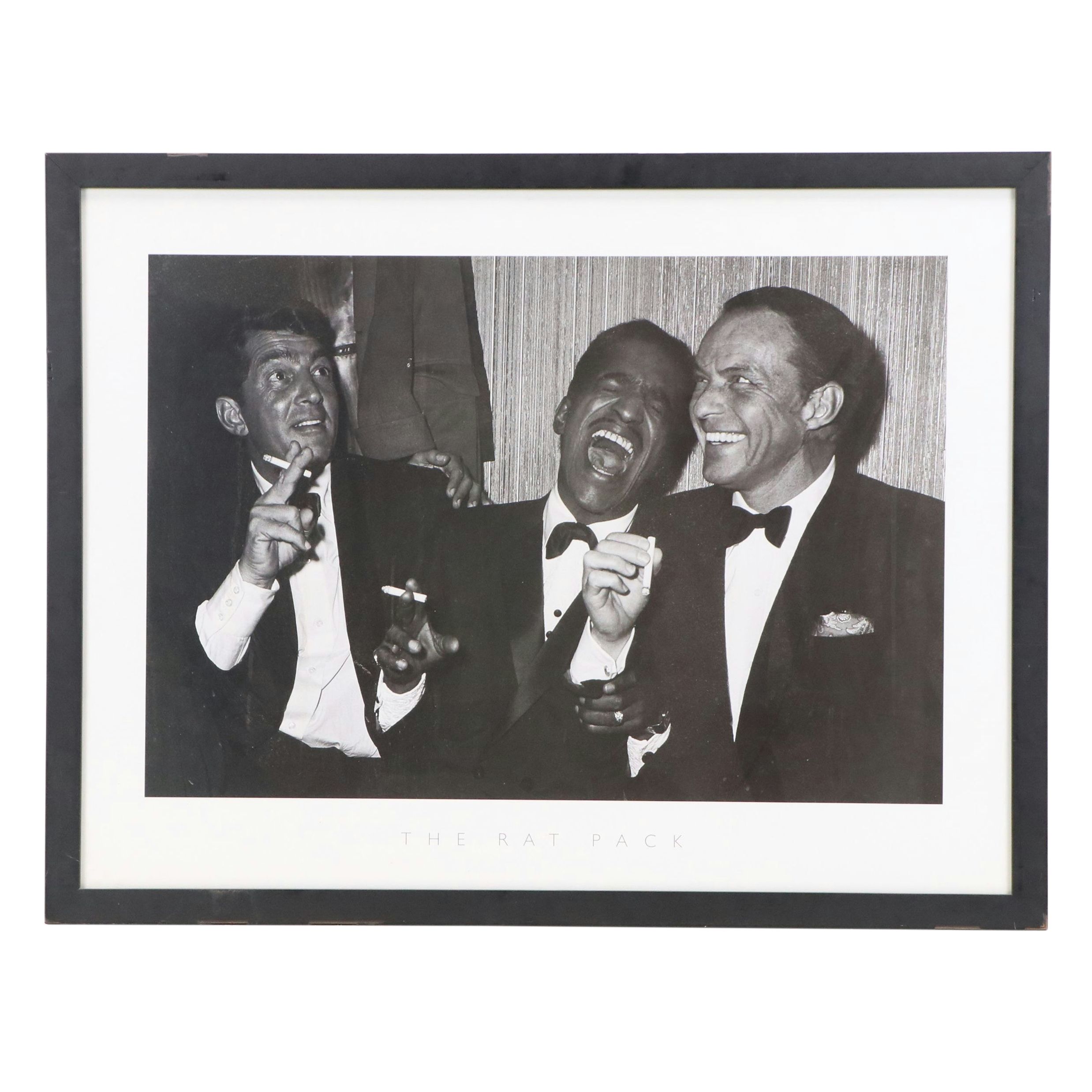 Offset Lithograph "The Rat Pack," Late 20th Century