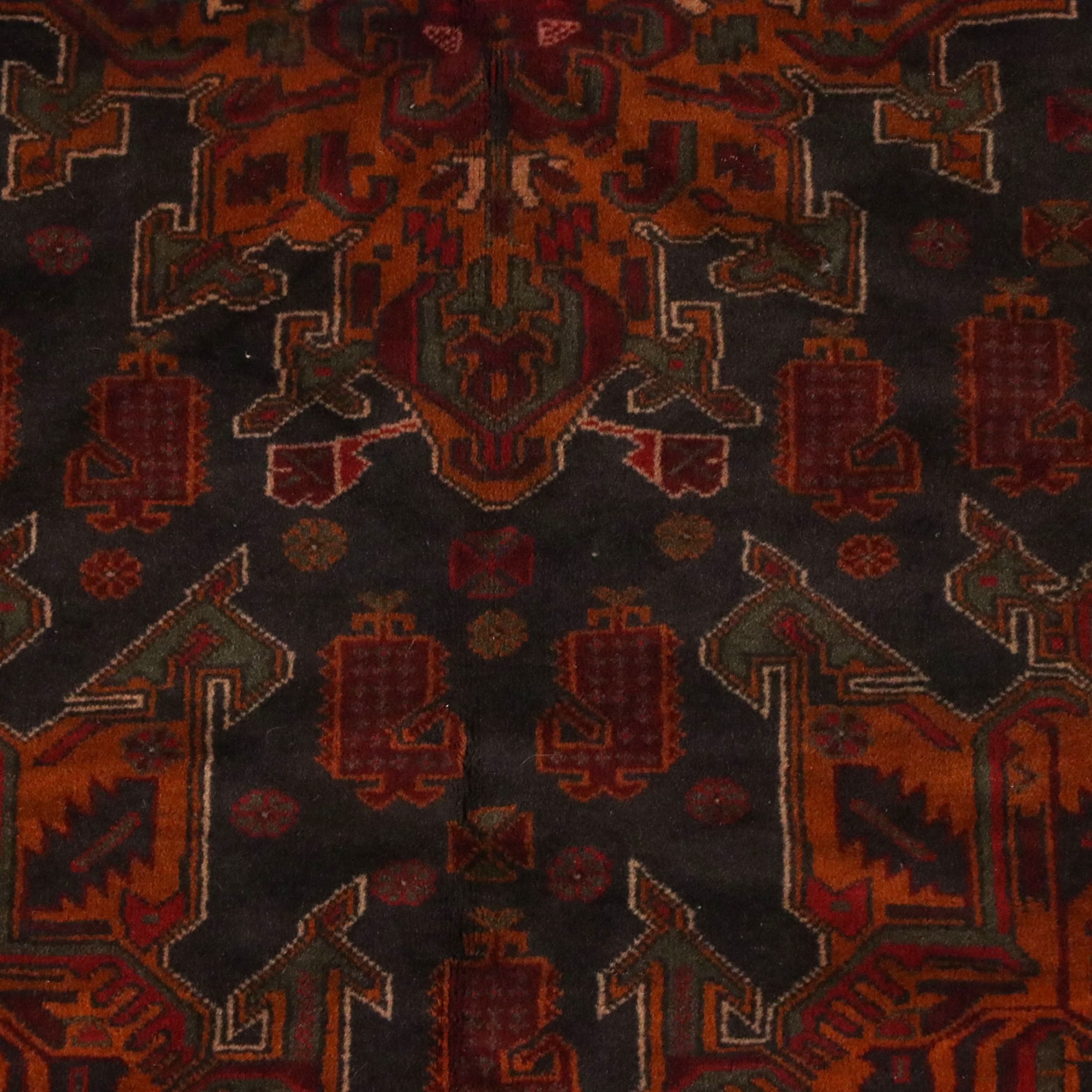 3'1 x 5'6 Hand-Knotted Afghan Taimani Area Rug