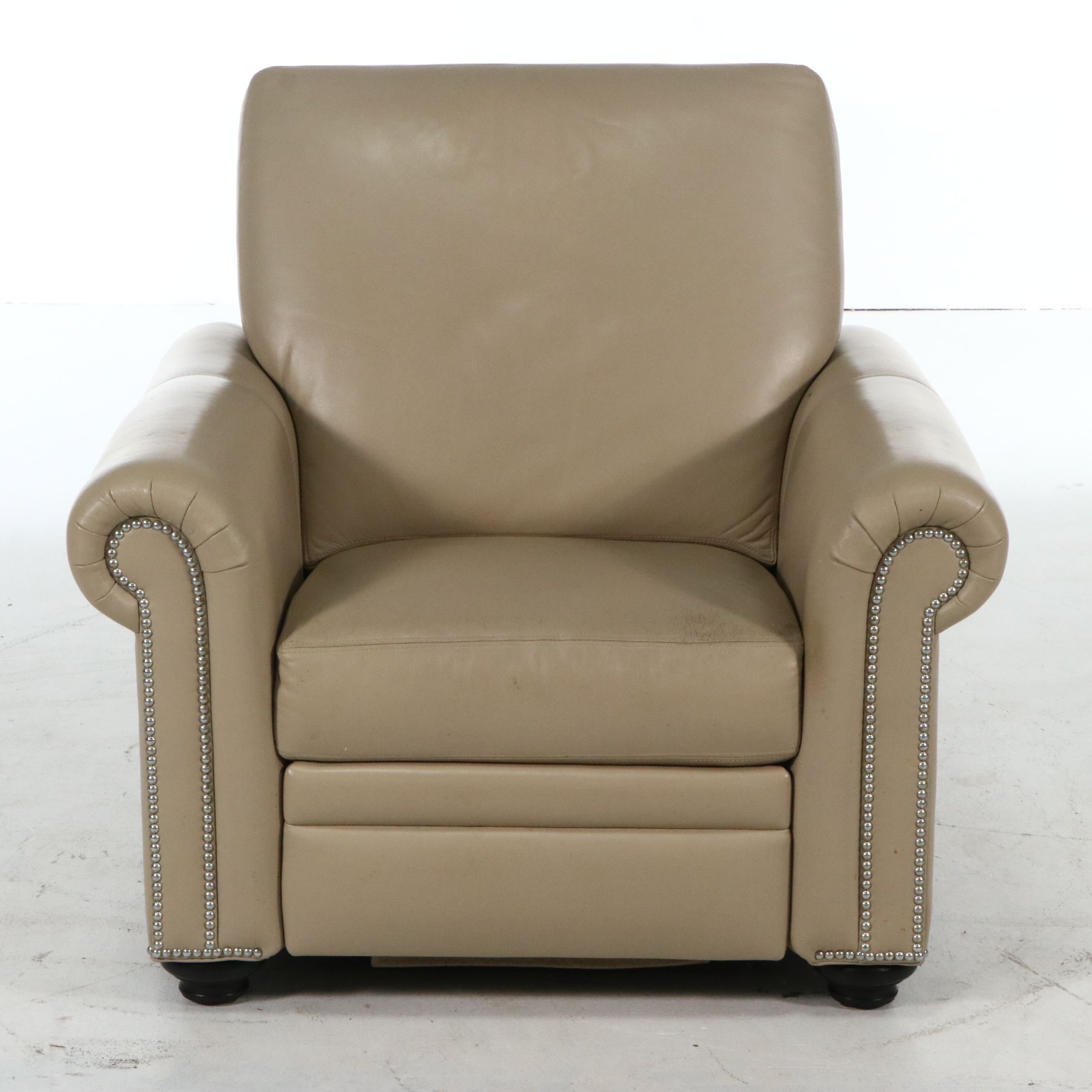 Contemporary Ethan Allen Leather Recliner