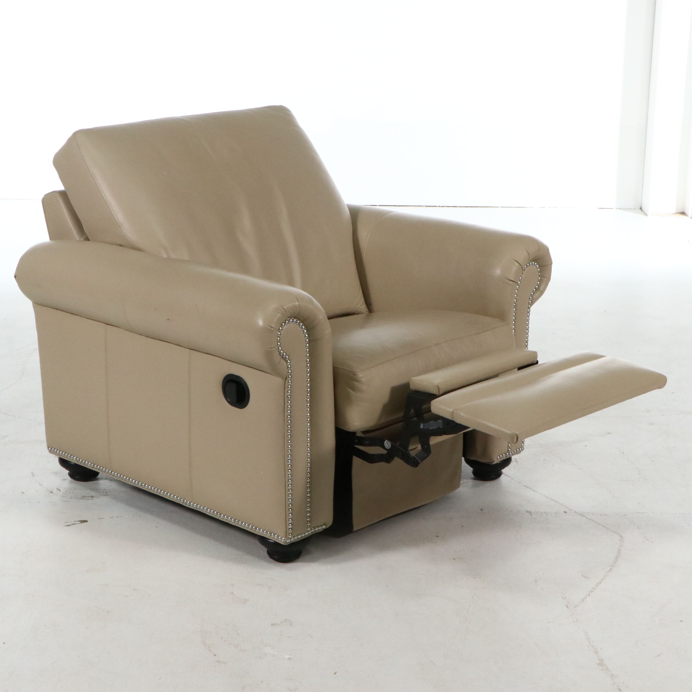 Contemporary Ethan Allen Leather Recliner