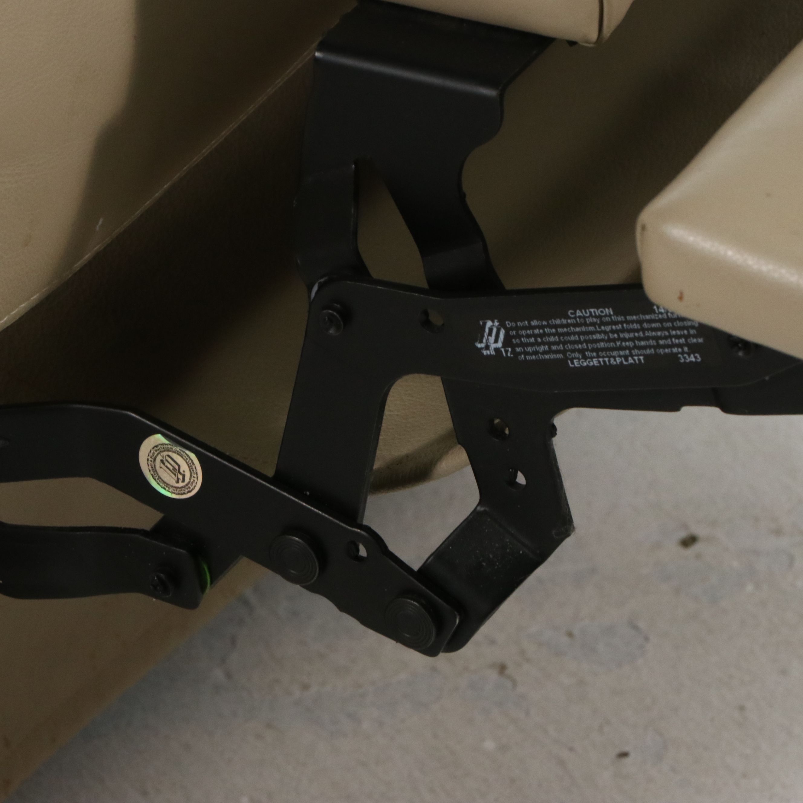 Contemporary Ethan Allen Leather Recliner