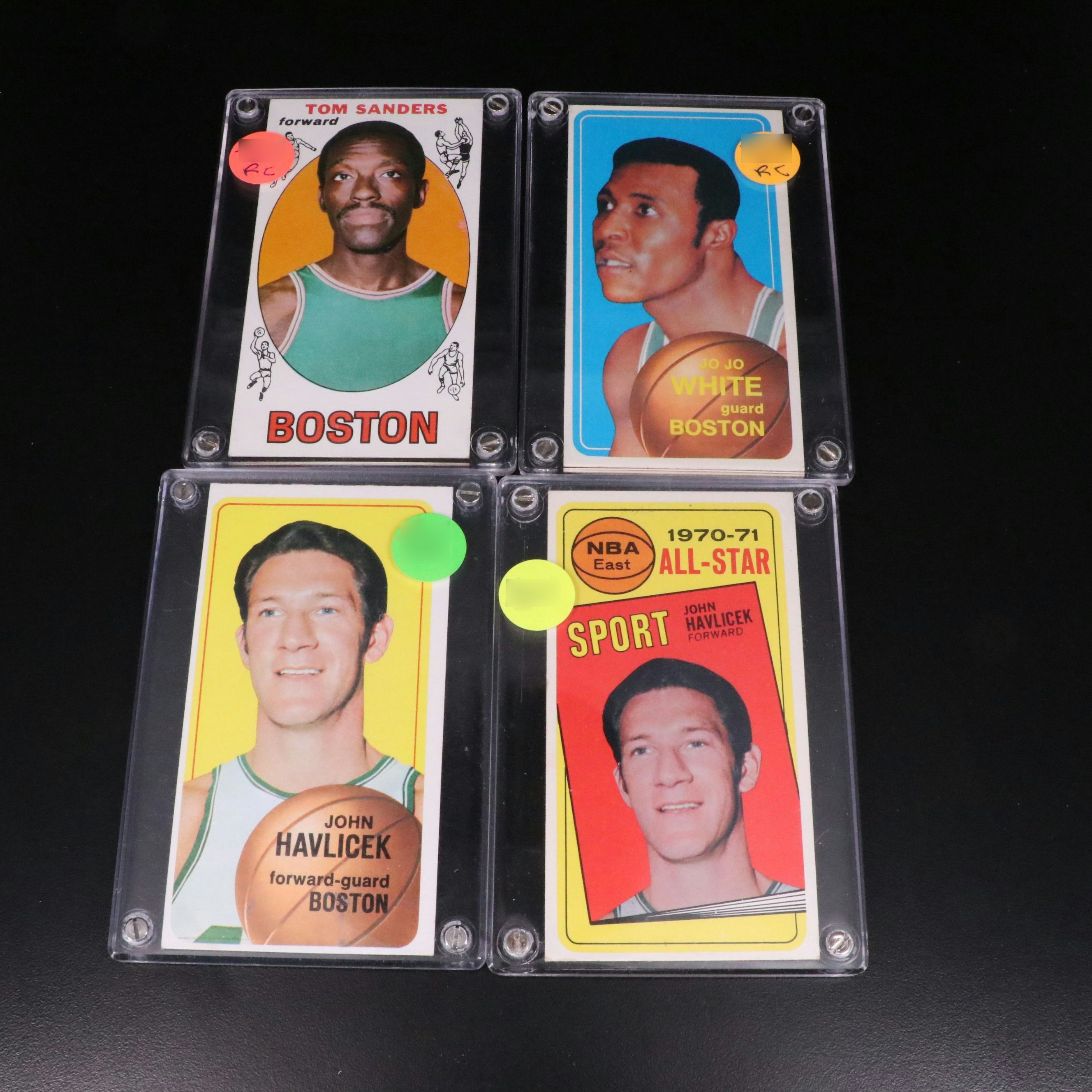 Topps Basketball Cards Featuring Walt Frazier, John Havlicek, and More