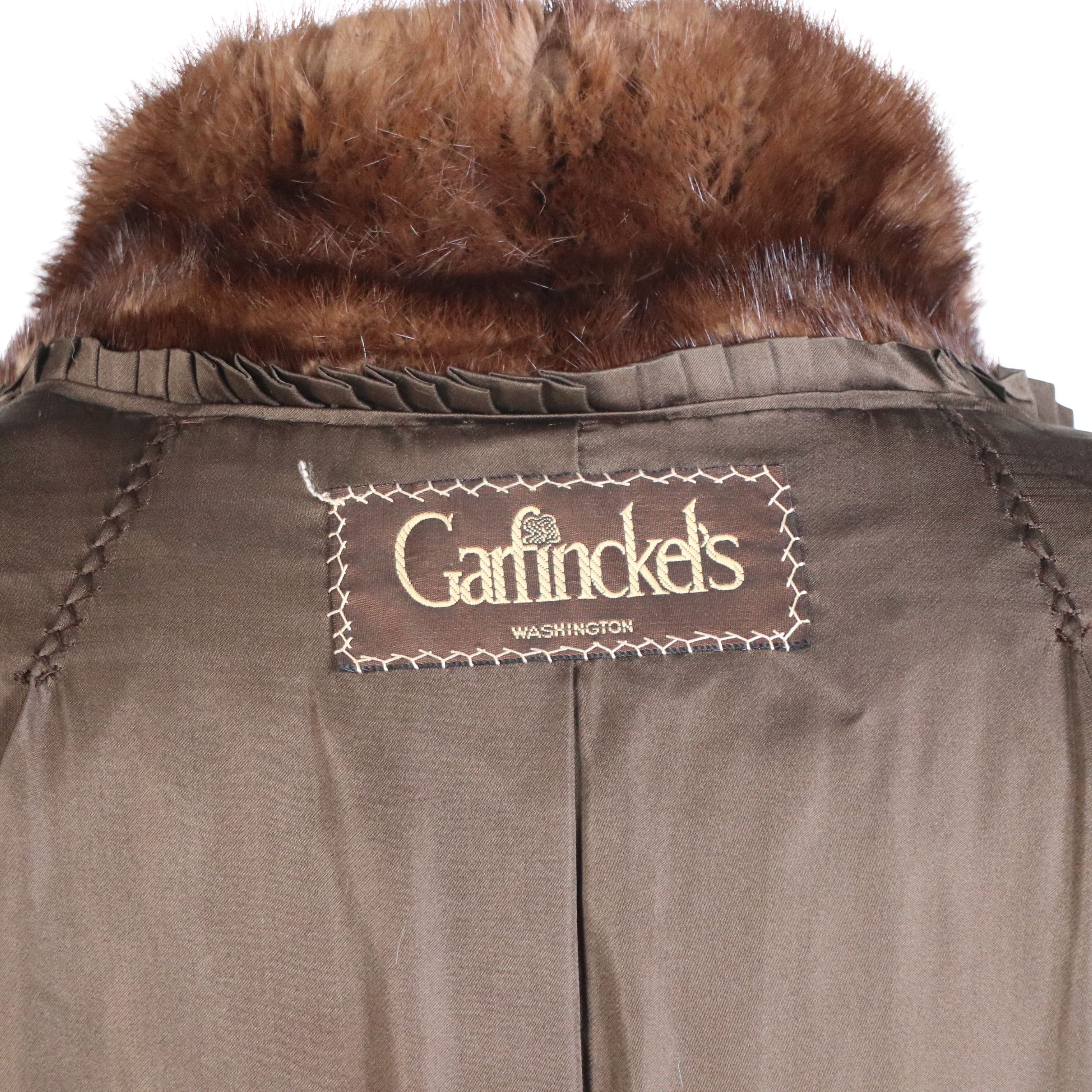 Garfinckel's Vintage Mink Fur Mid-Length Coat