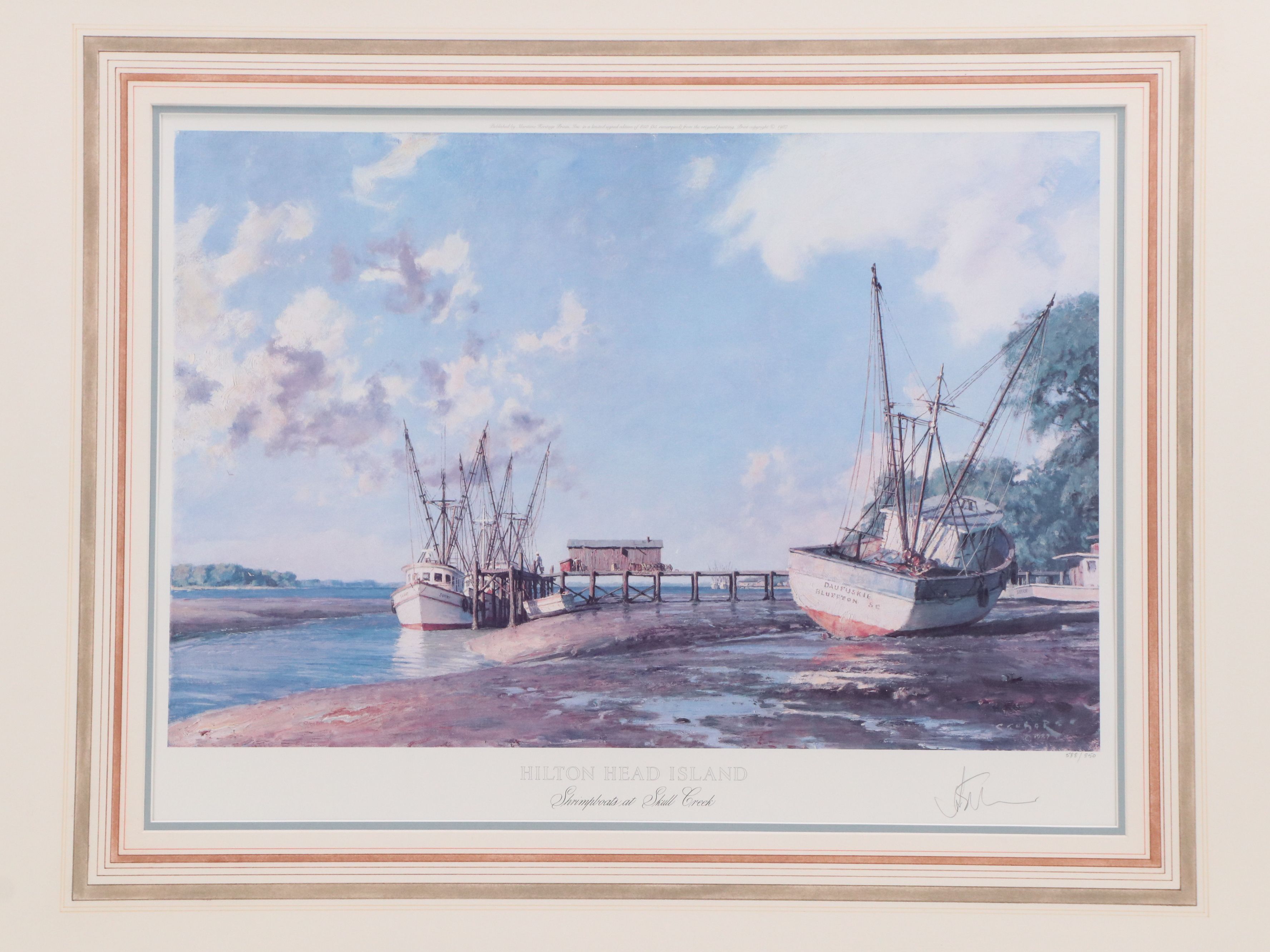 John Stobart Offset Lithograph "Hilton Head Island"