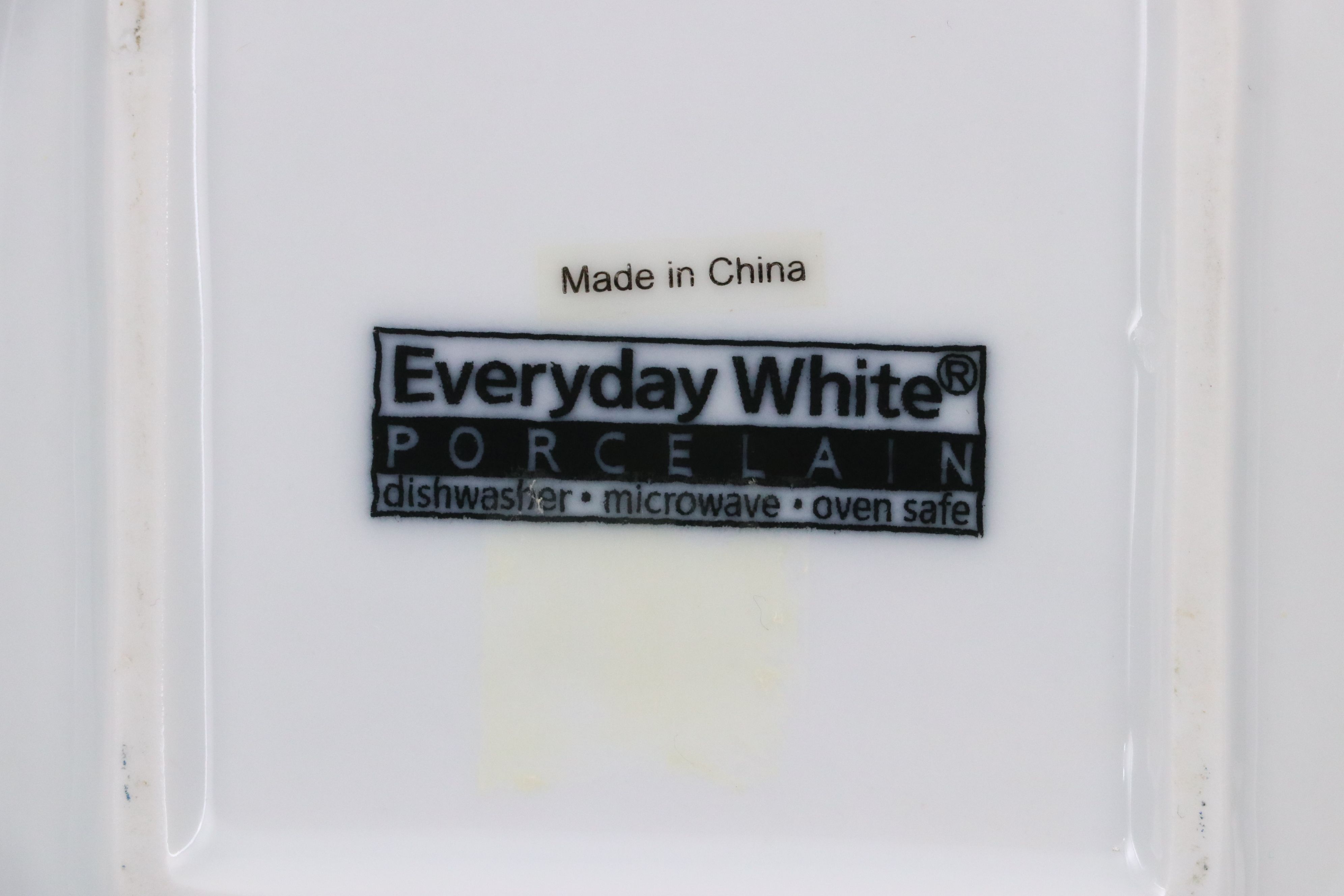 Crate & Barrel "Bennett" Ceramic Salad Plates with Other Serveware