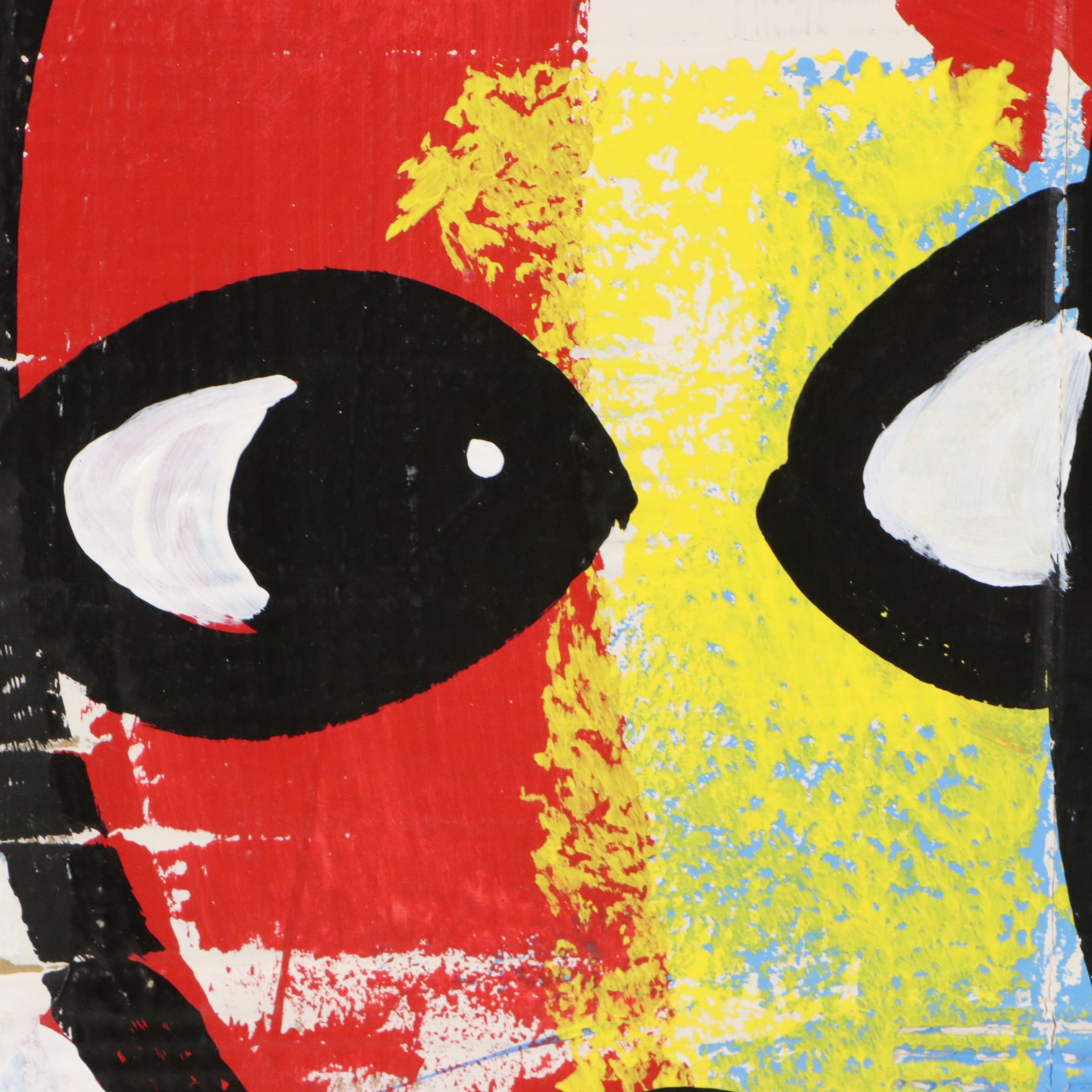 Abiola Idowu Acrylic Painting "Twins," 2024