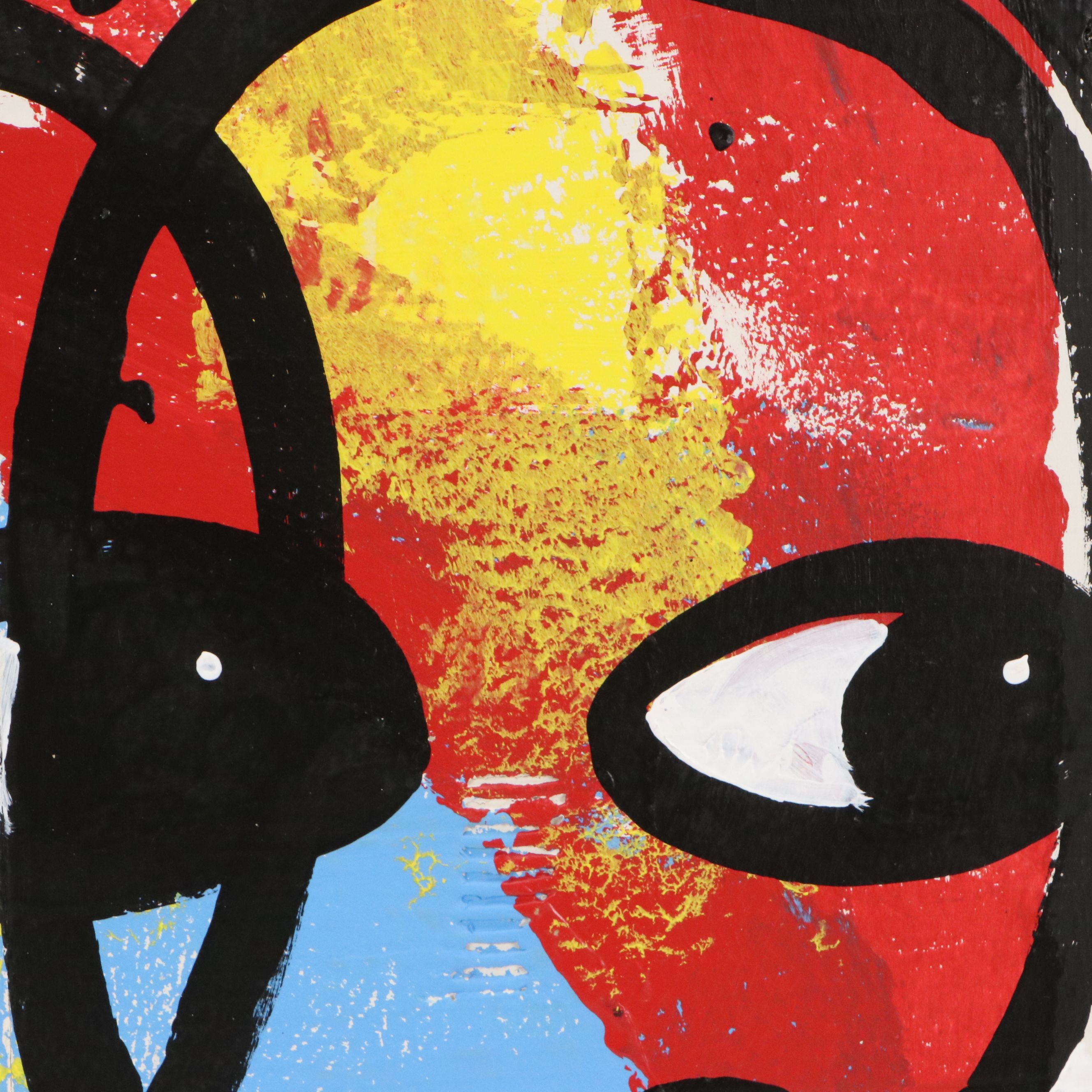 Abiola Idowu Acrylic Painting "Twins," 2024